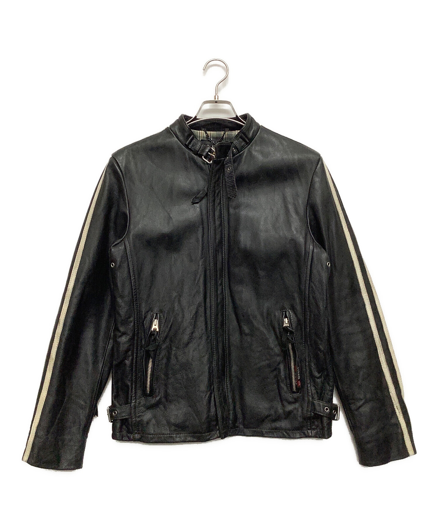 【希少色】 Schott ライダースジャケット シングル ヴィンテージ M 中古・古着通販】Schott (ショット) シングルライダースジャケット