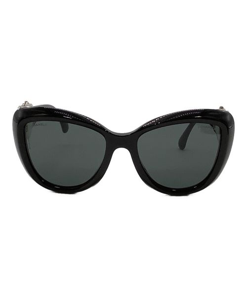 【美品未使用】シャネル サングラス黒 中古・古着通販】CHANEL (シャネル) サングラス ブラック｜ブランド