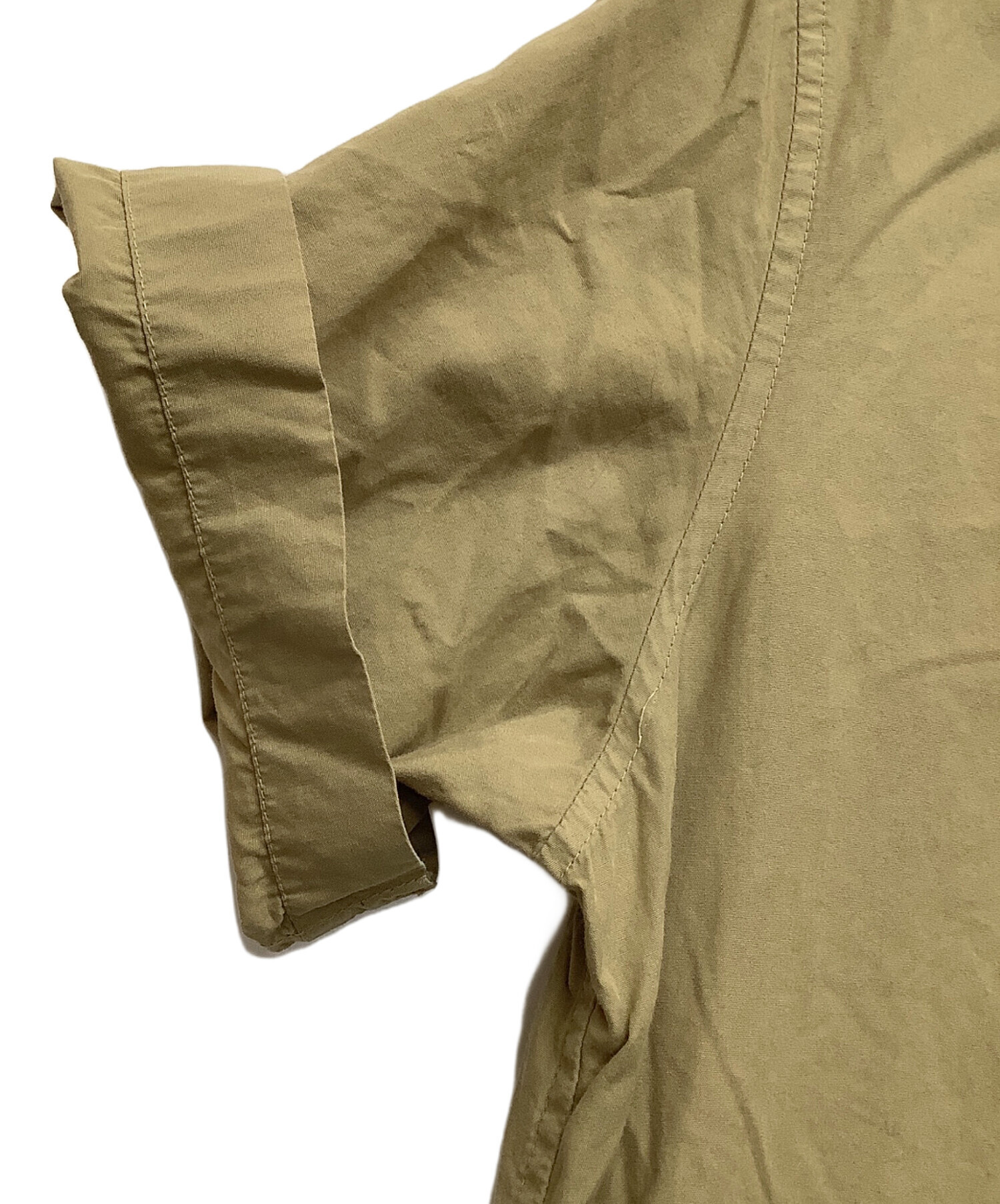 MARGARET HOWELL 半袖ワンピース I オリーブ 中古・古着通販】MARGARET HOWELL (マーガレットハウエル) 半袖