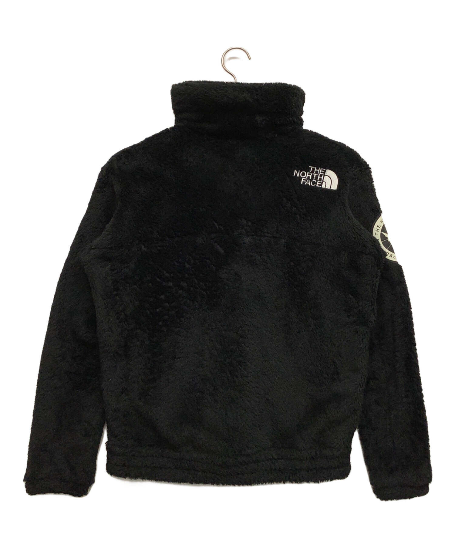 THE NORTH FACE ザ・ノースフェイス フリースジャケット マイクロフリース　ロゴ刺繍　フルジップ ジャージ ポリエステル ブラック【中古】 ユニセックス THE NORTH FACE - THE NORTH FACE ザ・ノースフェイス フリース