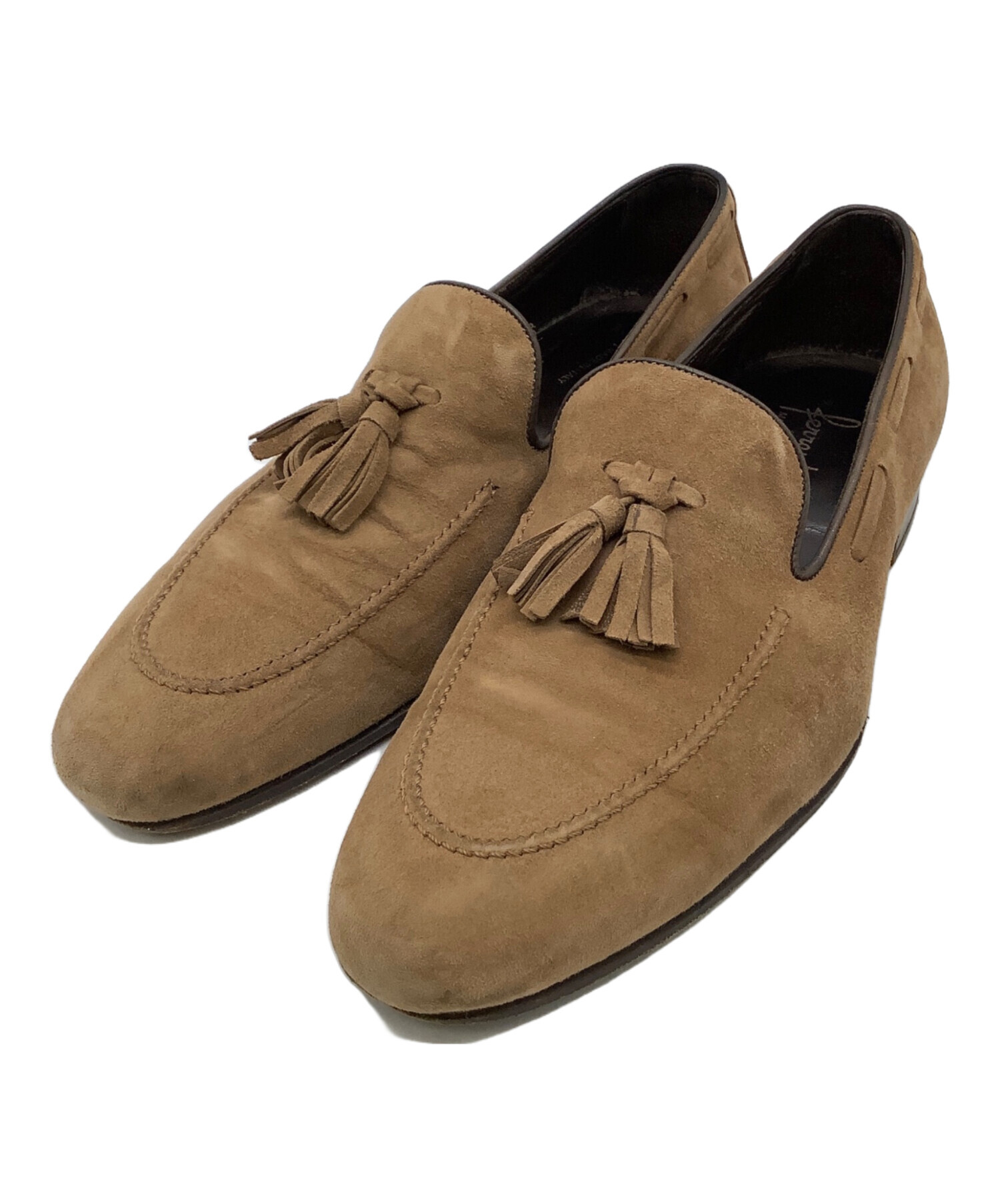 中古・古着通販】Ferrante (フェランテ) スエードタッセルローファー