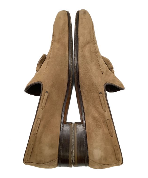 Ferrante フェランテ タッセルローファー ブラウン スエード 中古・古着通販】Ferrante (フェランテ) スエードタッセルローファー