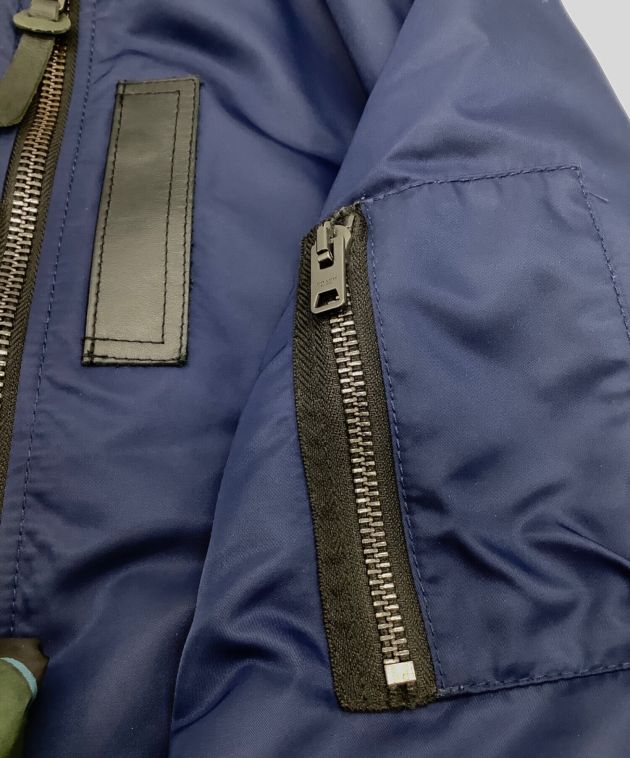 中古・古着通販】COACH (コーチ) MA-1ジャケット ネイビー