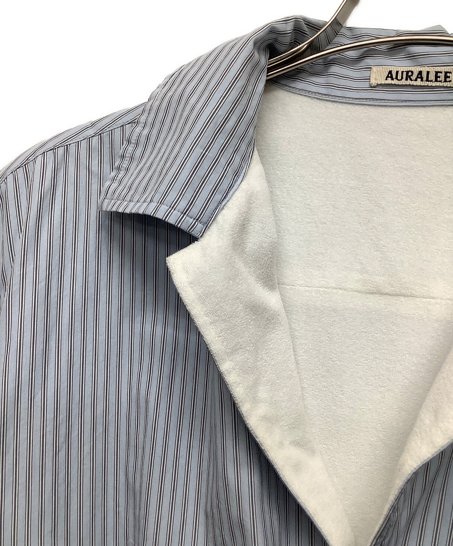 中古・古着通販】AURALEE (オーラリー) オープンカラーシャツ