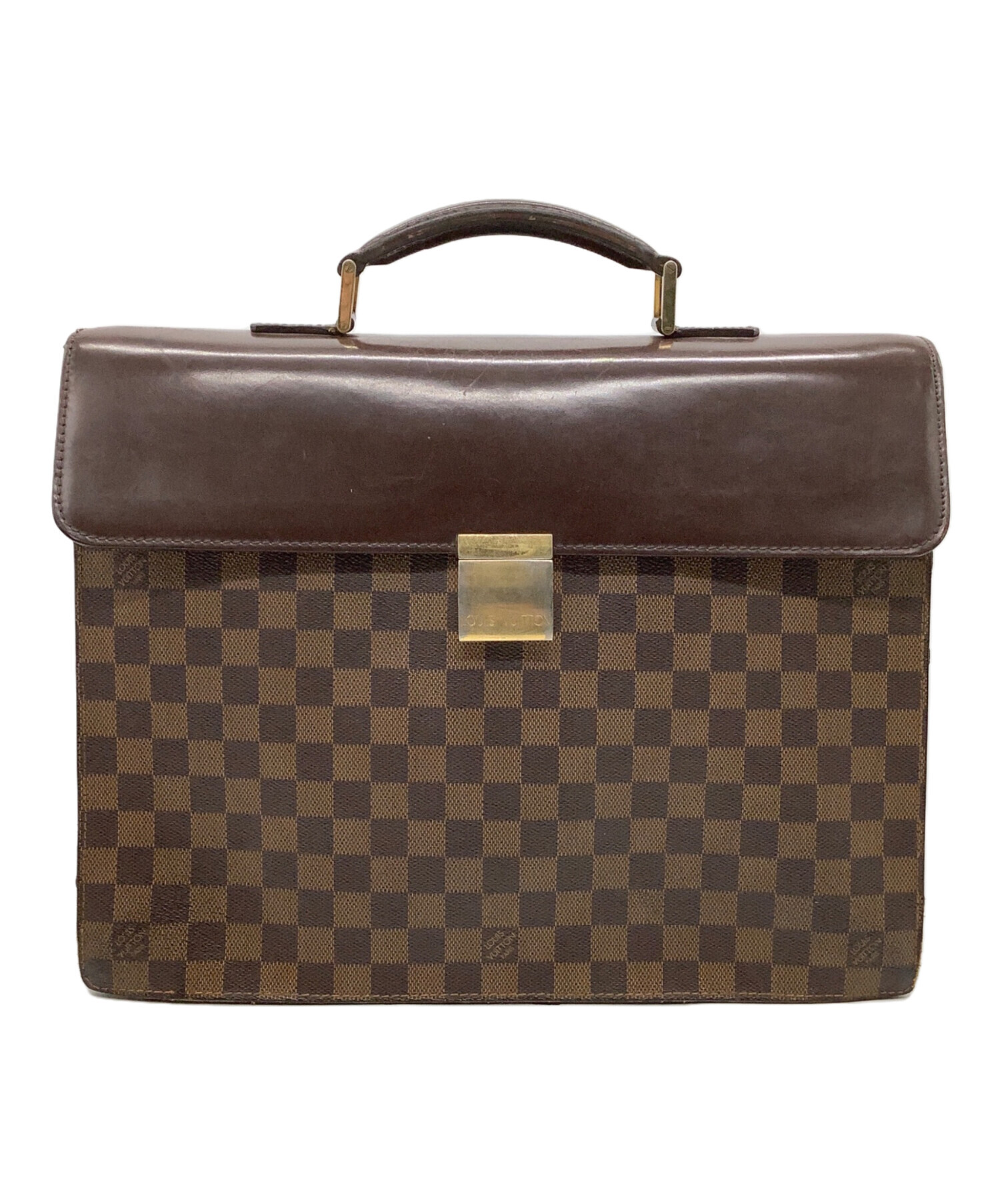 ルイヴィトン ブリーフケース ダミエ アルトナPM エベヌ【中古】メンズ 中古・古着通販】LOUIS VUITTON (ルイ ヴィトン) アルトナPM ブラウン