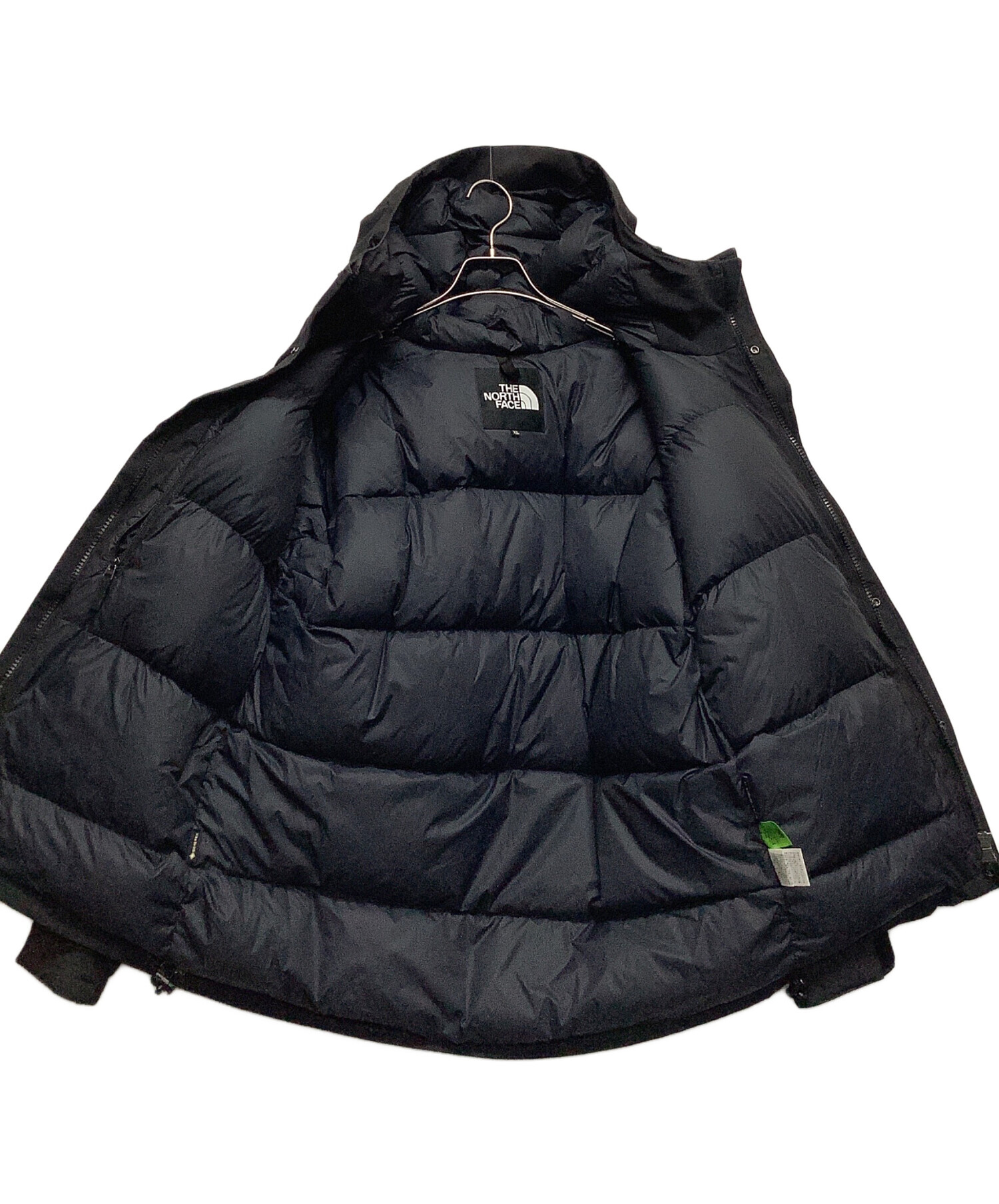 ノースフェイス ダウンジャケット 古着 XLサイズ ブラック 中古・古着通販】THE NORTH FACE (ザ ノース フェイス) リバーシブル