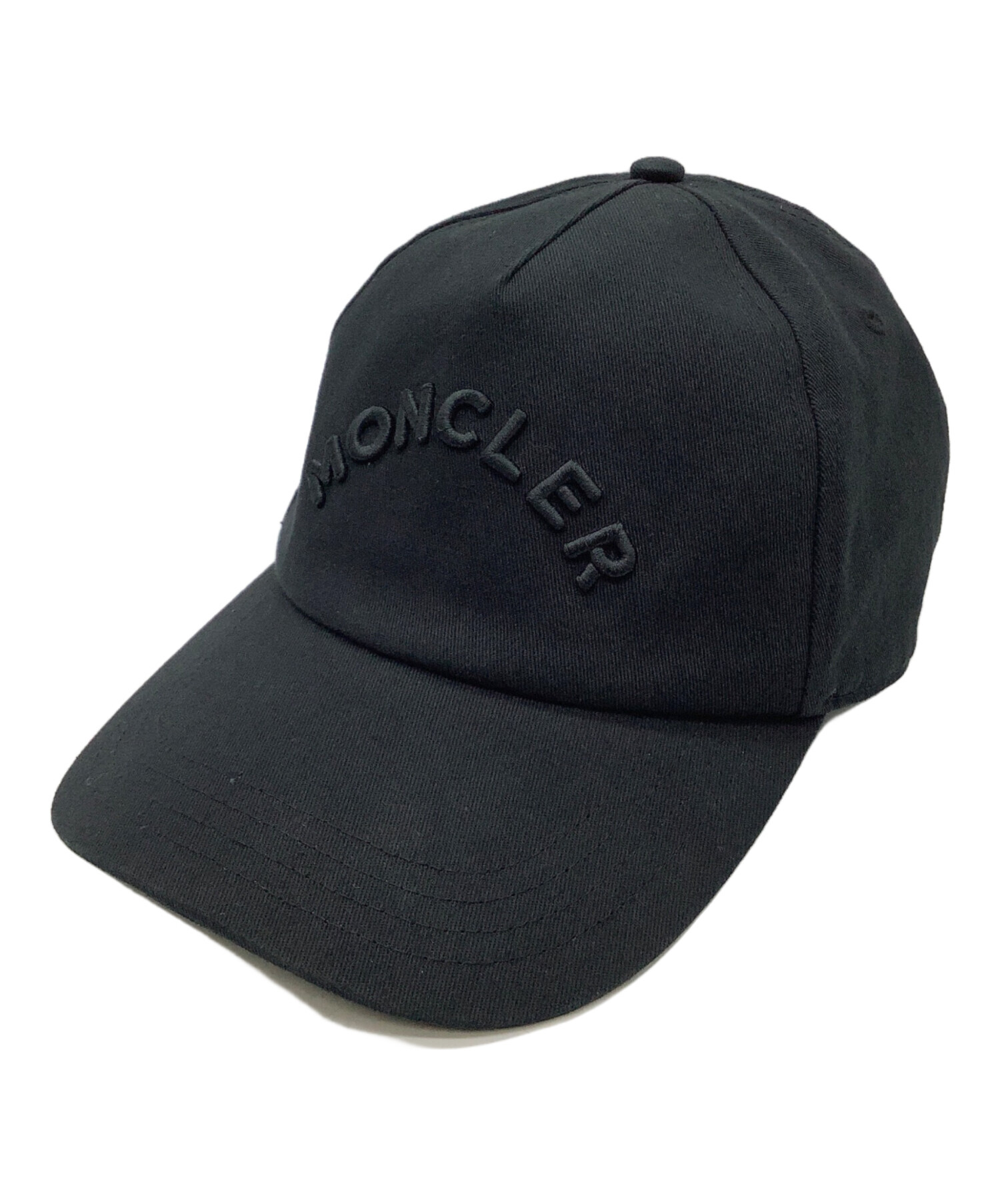 中古・古着通販】MONCLER (モンクレール) キャップ ブラック サイズ 
