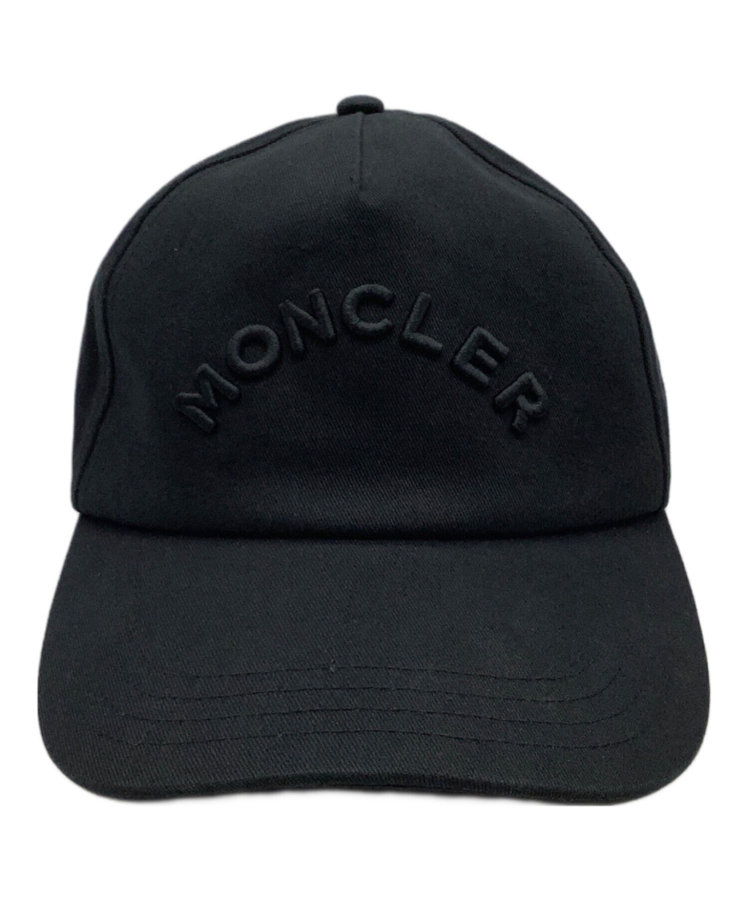 中古・古着通販】MONCLER (モンクレール) キャップ ブラック サイズ 