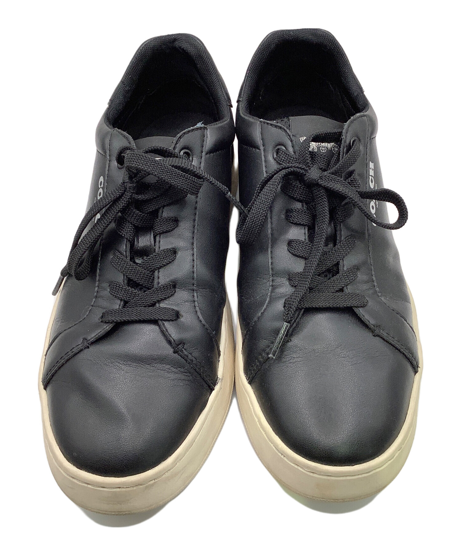 中古・古着通販】COACH (コーチ) ローカットスニーカー ブラック 