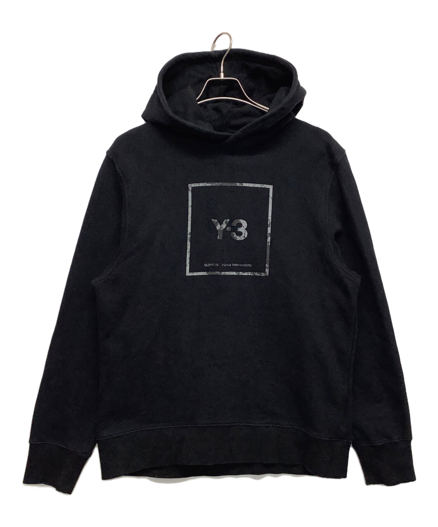 中古・古着通販】Y-3 (ワイスリー) プルオーバーパーカー ブラック 
