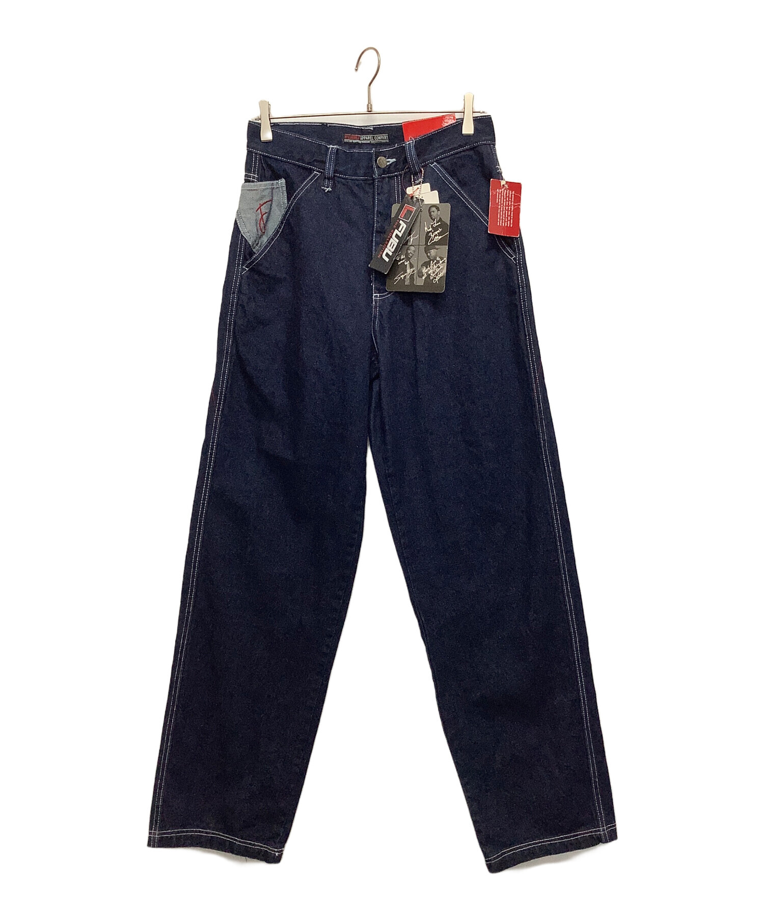 中古・古着通販】FUBU (フブ) デニムパンツ インディゴ サイズ:W28×L34