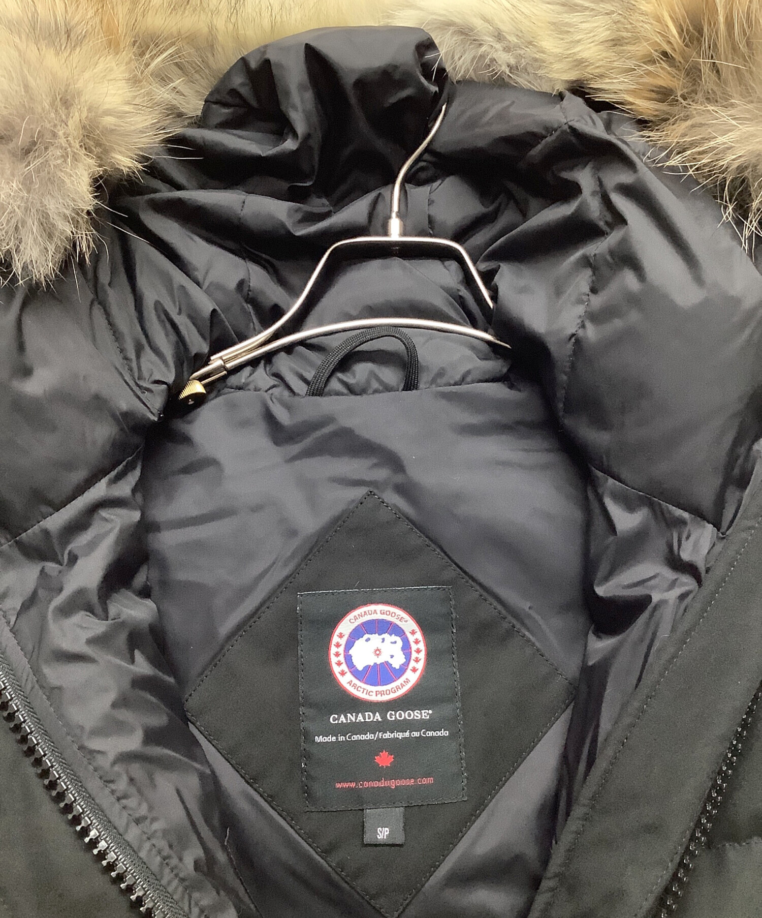 中古・古着通販】CANADA GOOSE (カナダグース) ダウンコート ブラック 
