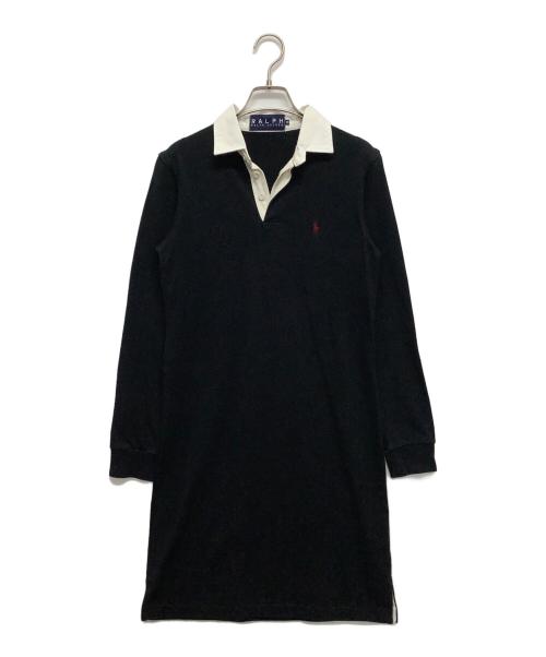 ラルフローレン ポロシャツ　ワンピース　ネイビー　M 中古・古着通販】RALPH LAUREN (ラルフローレン) ポロシャツワンピース