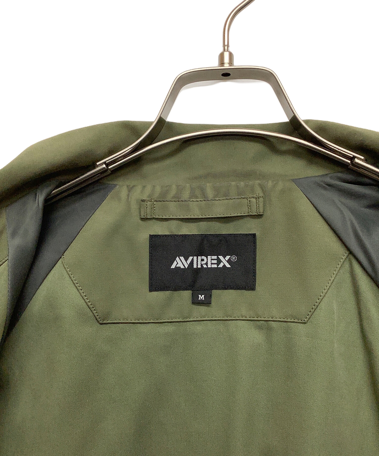 中古・古着通販】AVIREX (アヴィレックス) ジップブルゾン オリーブ