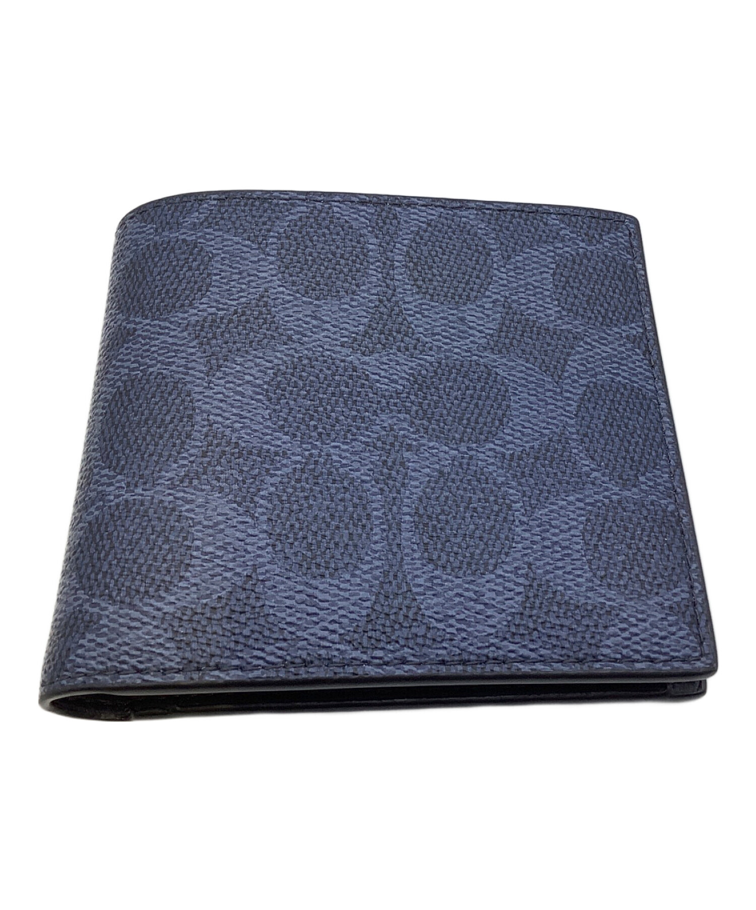 COACH ネイビー 二つ折り財布 COACH ネイビー 二つ折り財布 COACH