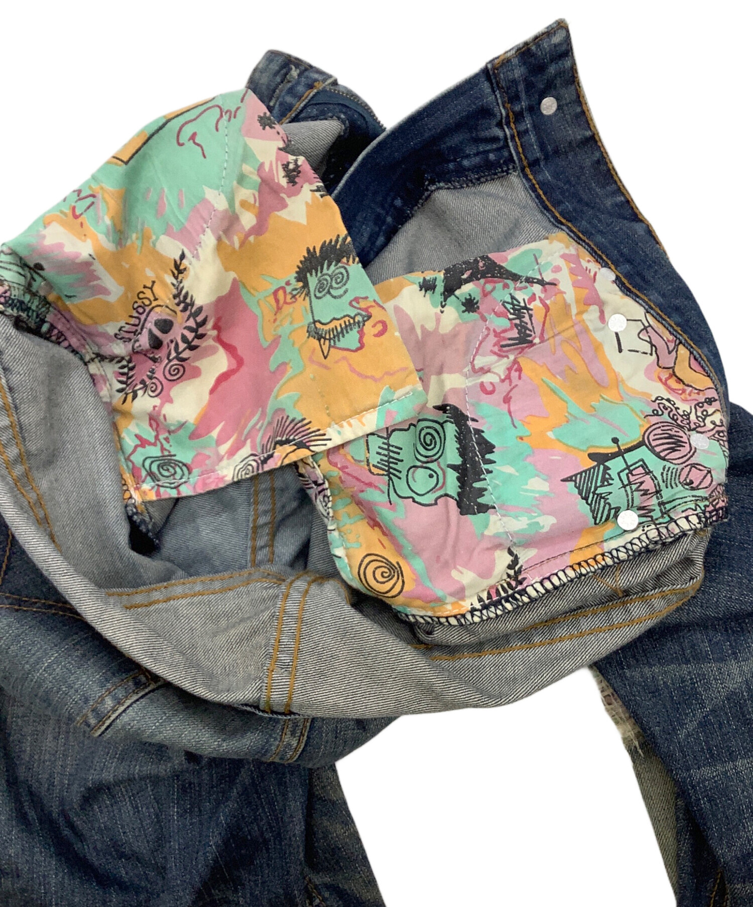 中古・古着通販】stussy (ステューシー) LEVI'S (リーバイス) デニム
