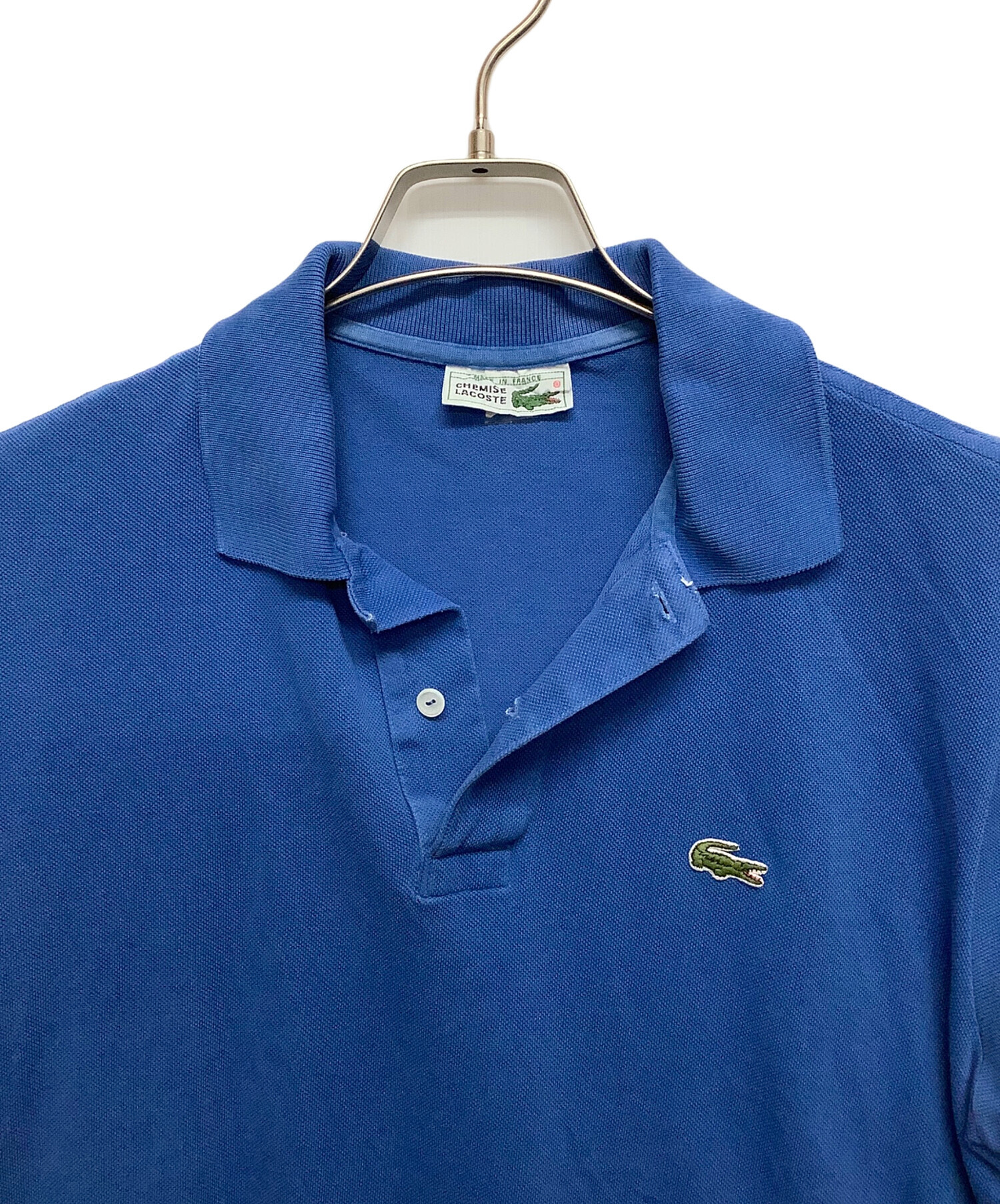 中古・古着通販】LACOSTE (ラコステ) ポロシャツ ブルー サイズ:4  