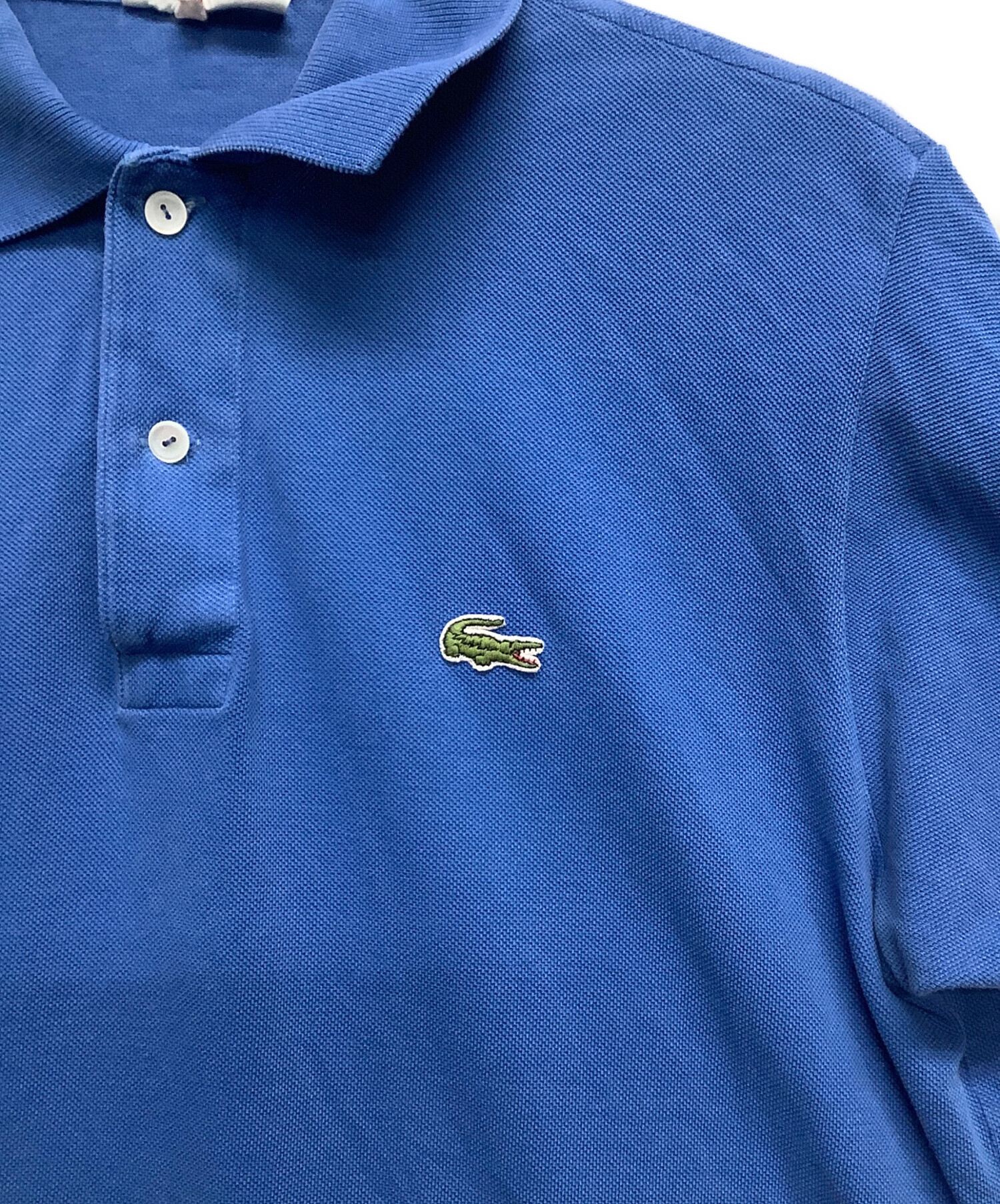 中古・古着通販】LACOSTE (ラコステ) ポロシャツ ブルー サイズ:4 