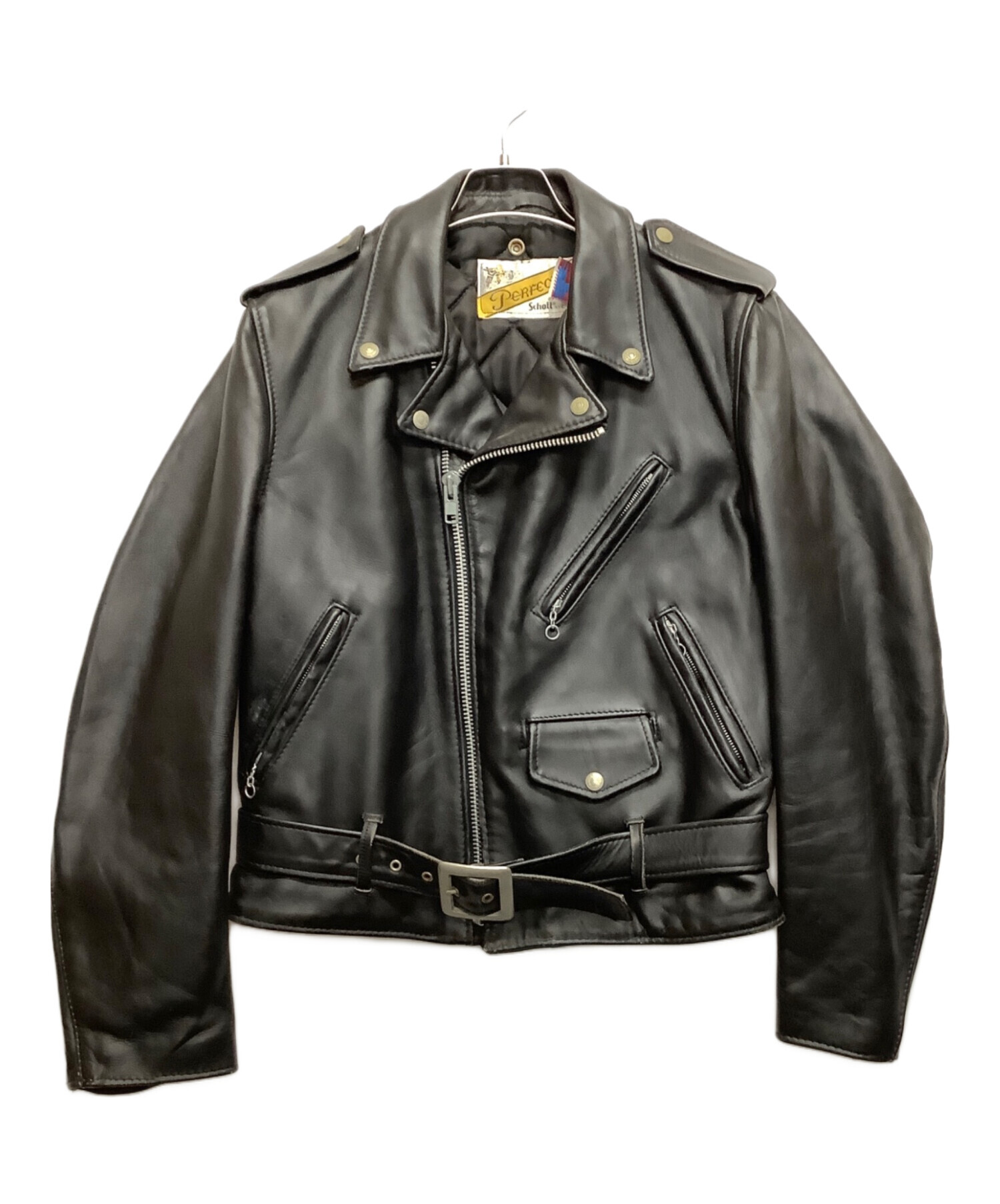 中古・古着通販】Schott (ショット) レザージャケット ブラック サイズ 