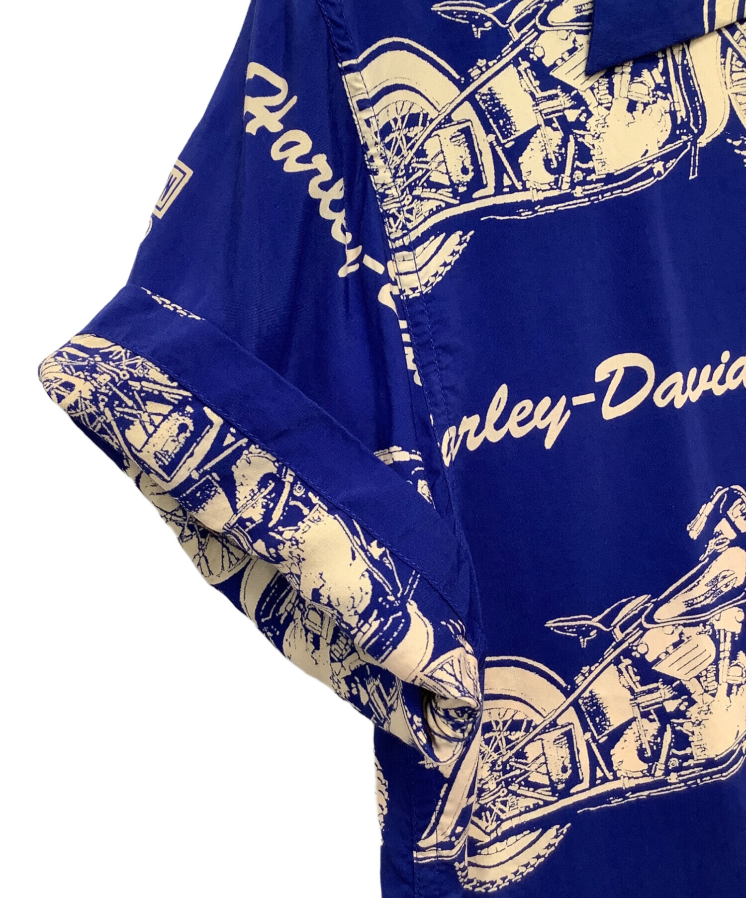 ハーレーダビッドソン　HARLEY DAVIDSON アロハシャツ　USA製　M 中古・古着通販】HARLEY-DAVIDSON (ハーレーダビッドソン) アロハ