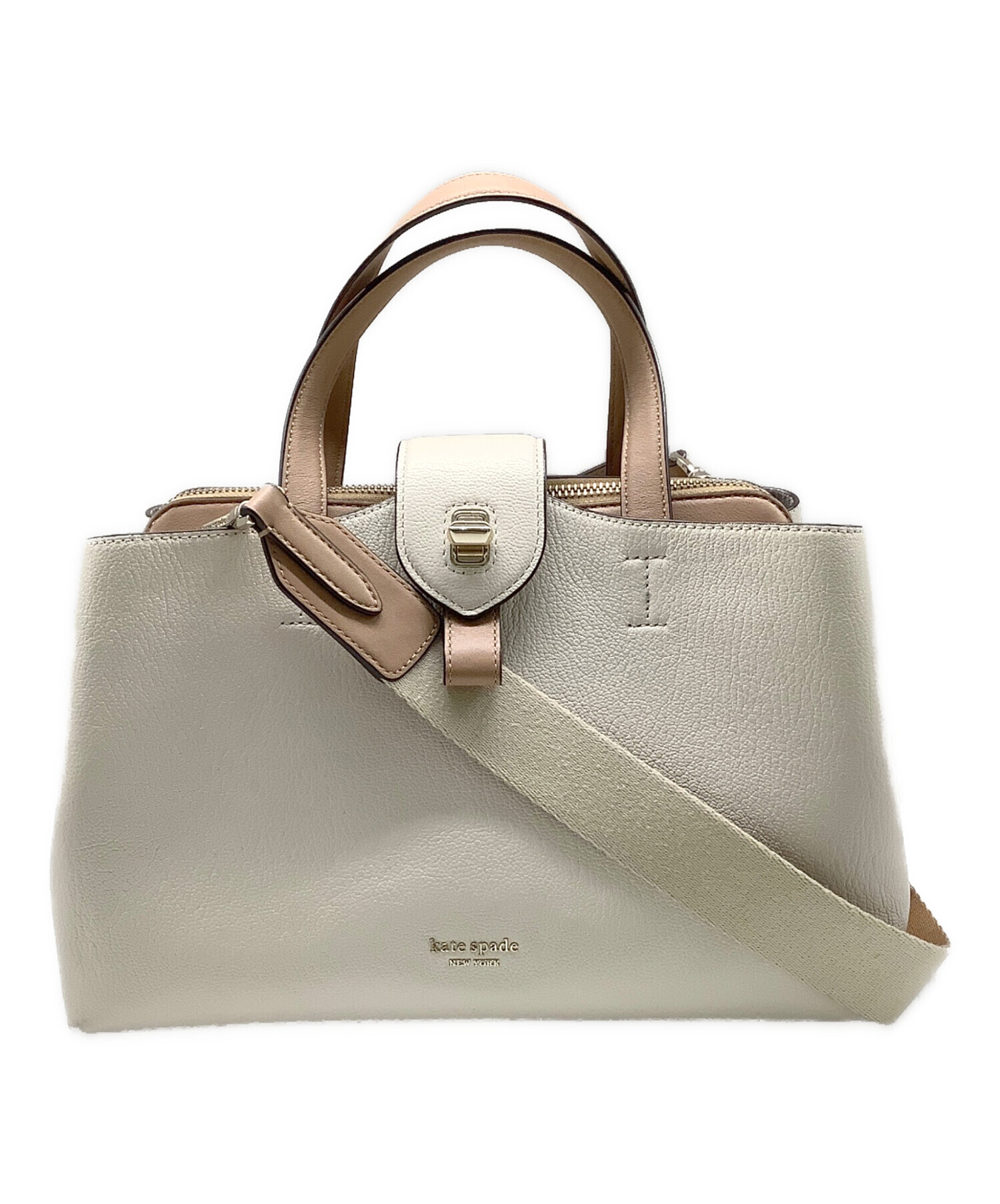 中古・古着通販】Kate Spade (ケイトスペード) 2WAYバッグ ホワイト 