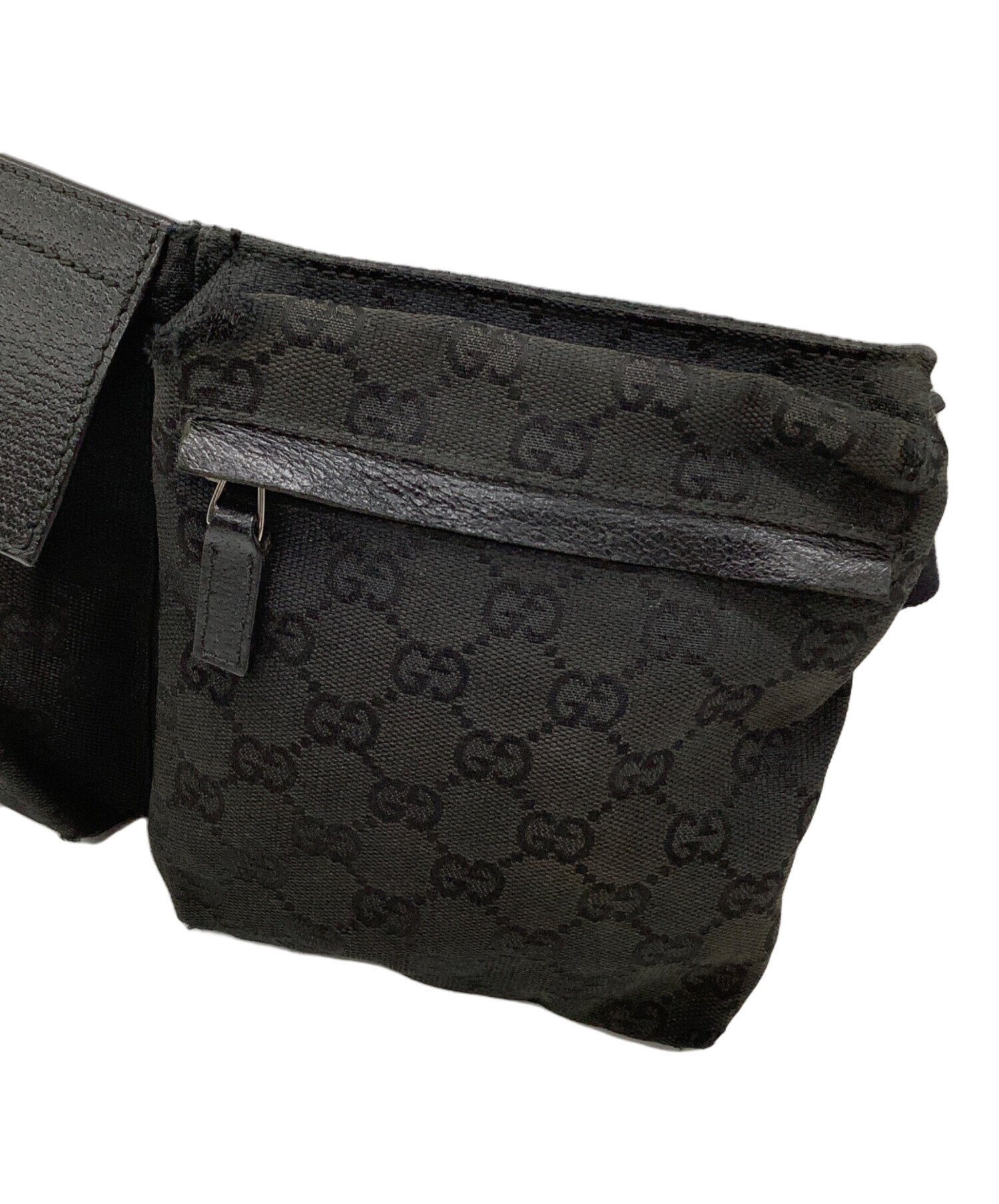 中古・古着通販】GUCCI (グッチ) ウエストバッグ ブラック｜ブランド