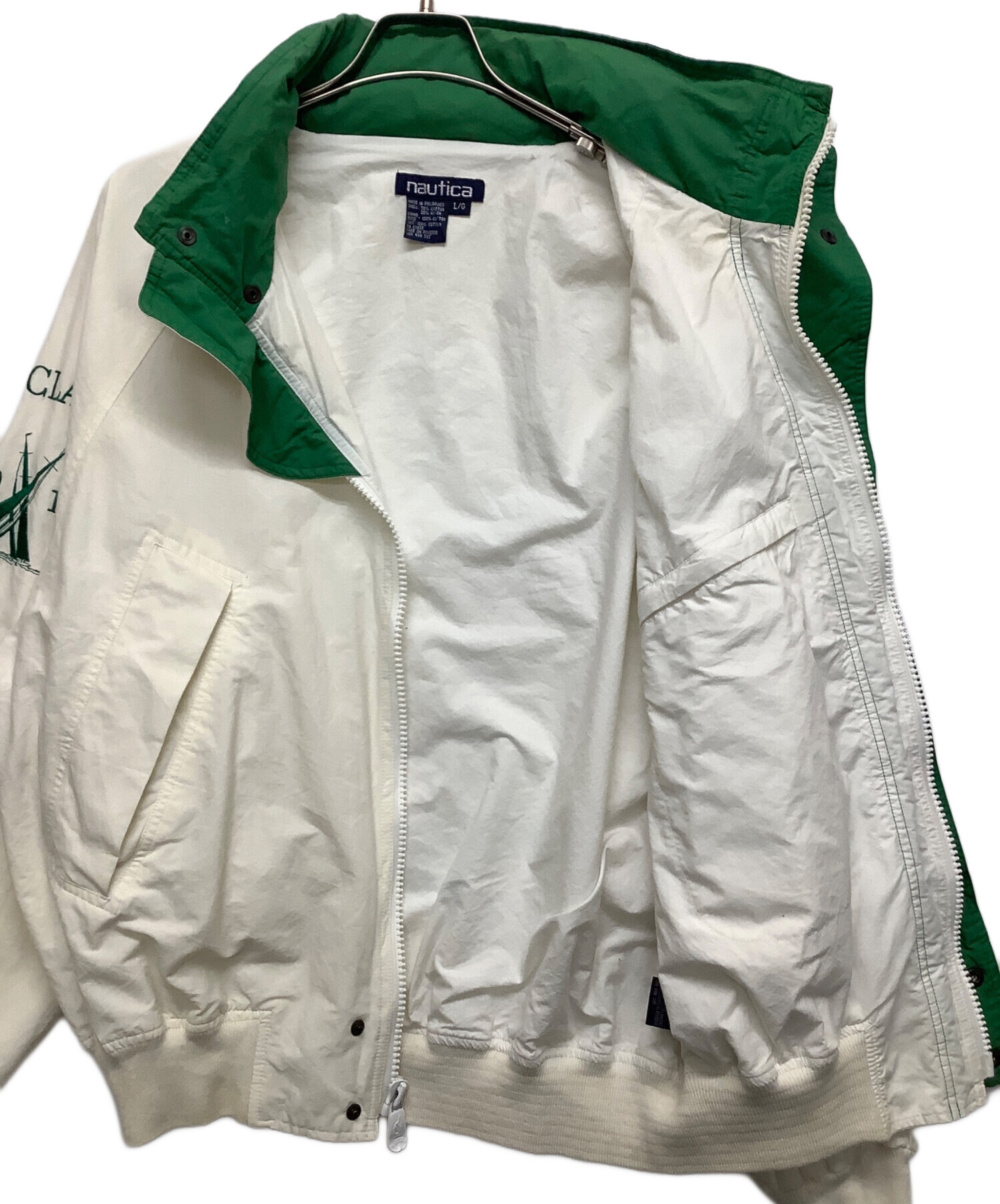中古・古着通販】NAUTICA (ノーティカ) セーリングジャケット ホワイト 
