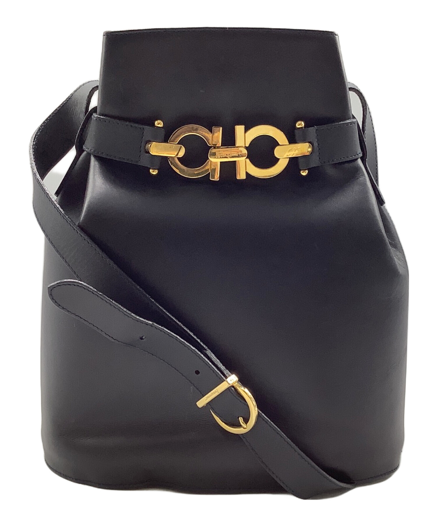 未使用級⭐︎Salvatore Ferragamo シティ 巾着 ショルダーバッグ 中古・古着通販】Salvatore Ferragamo (サルヴァトーレ フェラガモ