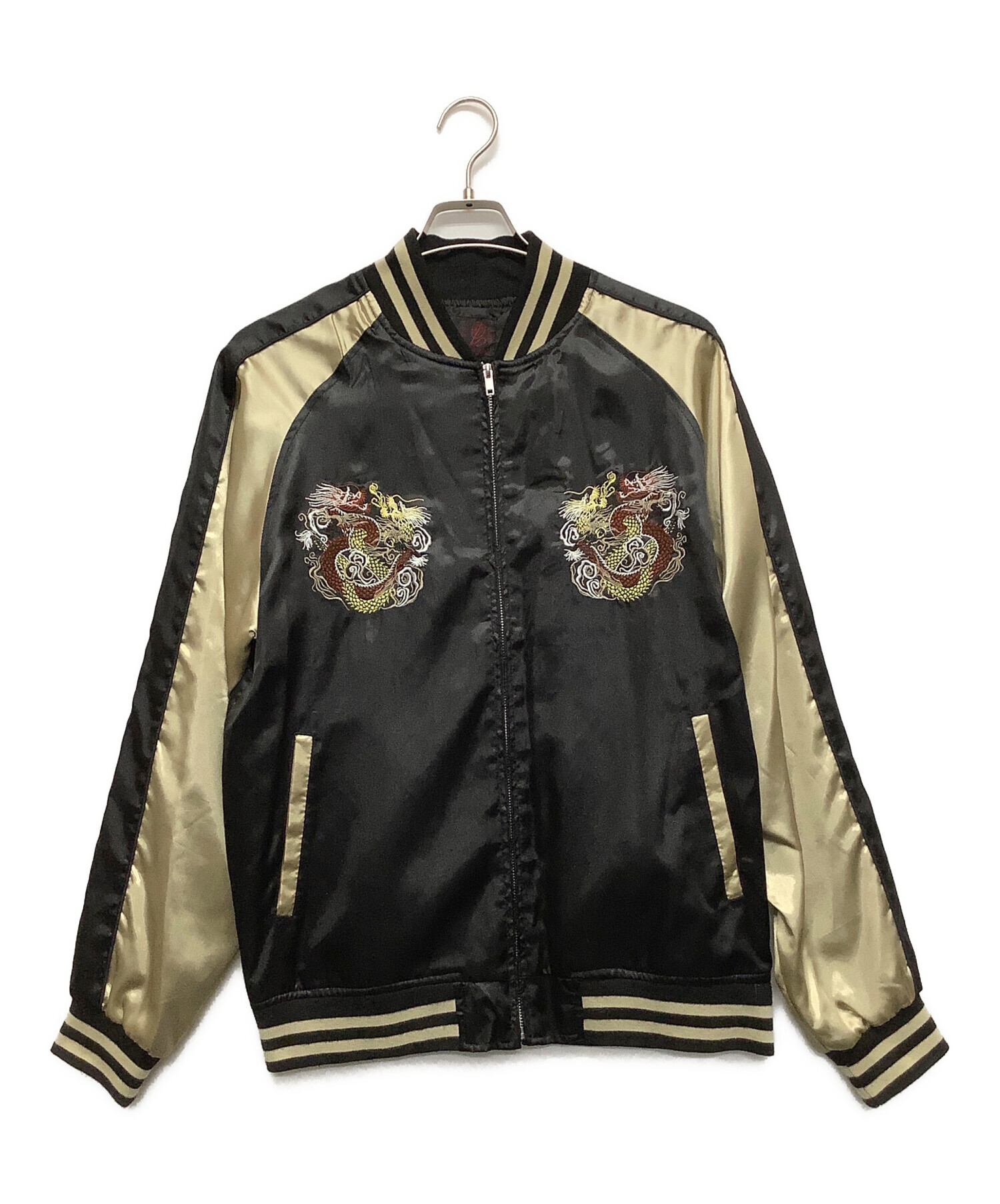 中古・古着通販】一心如鏡 (イッシンニョキョウ) スカジャン ブラック