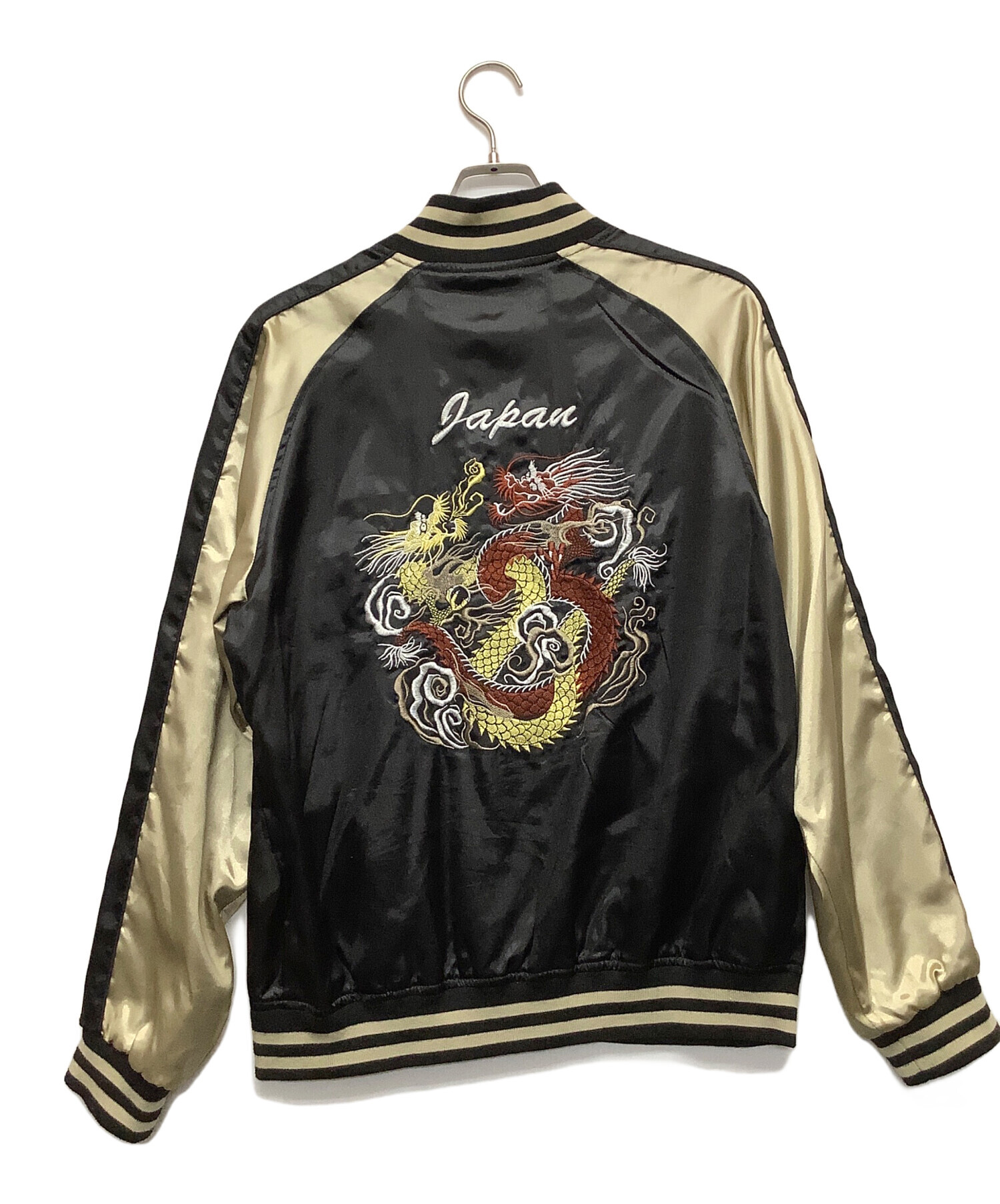 スカジャン　スーベニア　一心如鏡 中古・古着通販】一心如鏡 (イッシンニョキョウ) スカジャン ブラック