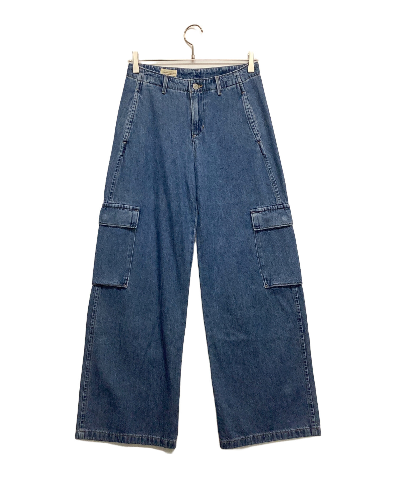 Levi's ファノム　カーゴパンツ デニムブルー 中古・古着通販】LEVI'S PReMIUM (リーバイスプレミアム) デニムカーゴ
