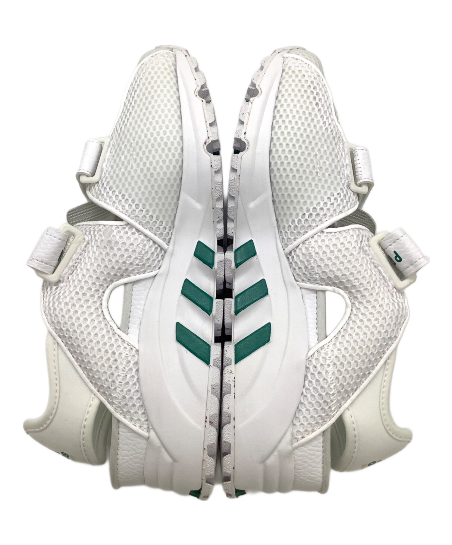 中古・古着通販】adidas (アディダス) サンダル ホワイト×グリーン