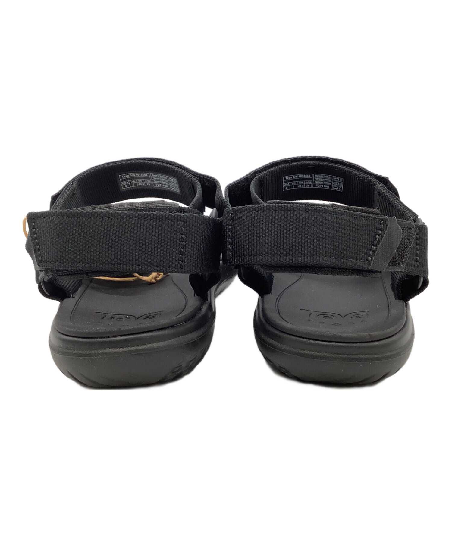 中古・古着通販】TEVA (テバ) サンダル ブラック サイズ:26cm 未使用品 