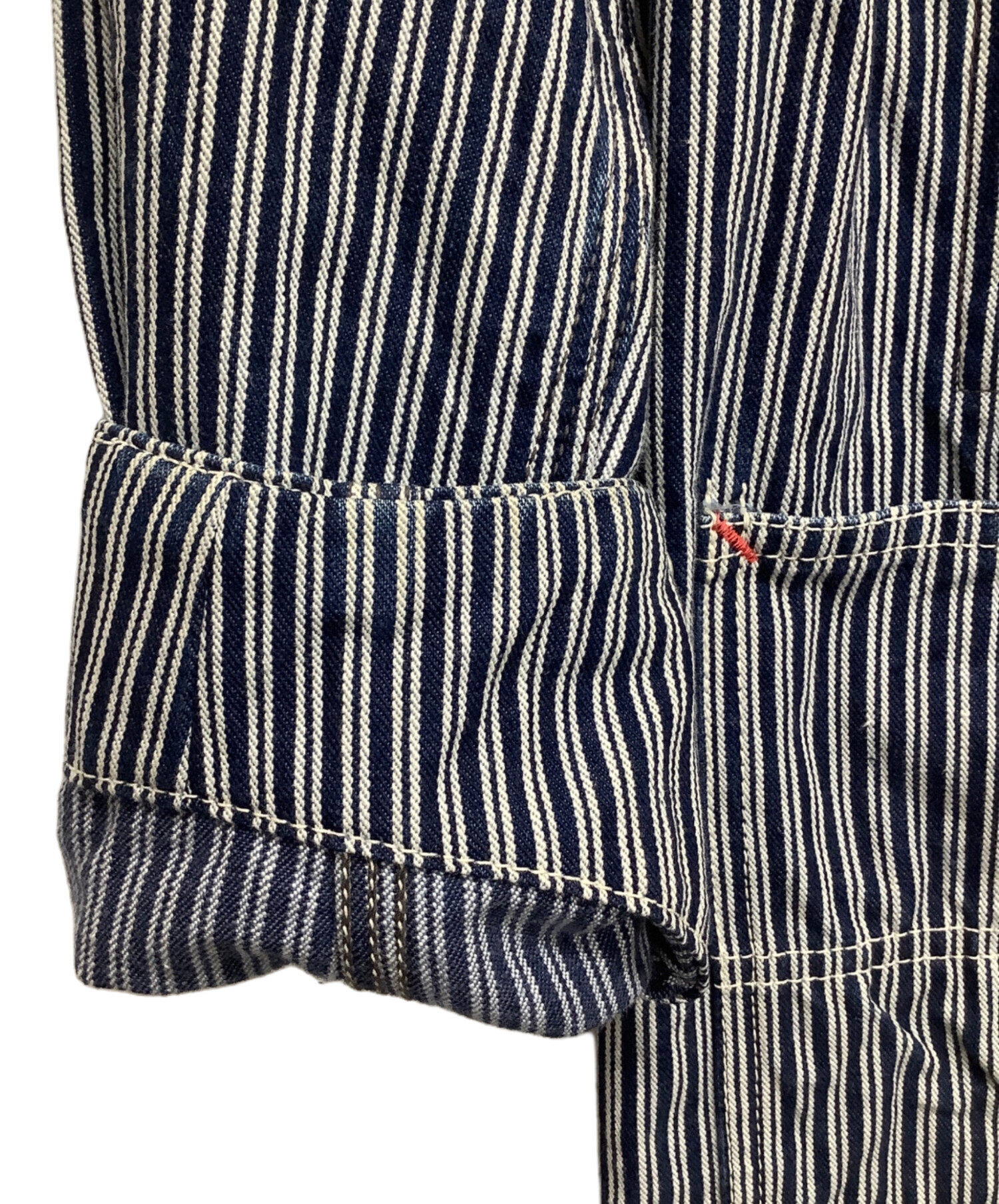 99643　リアルマッコイズ　つなぎ　紺ｘ白　36R 99643 リアルマッコイズ つなぎ 紺x白 36R - メルカリ