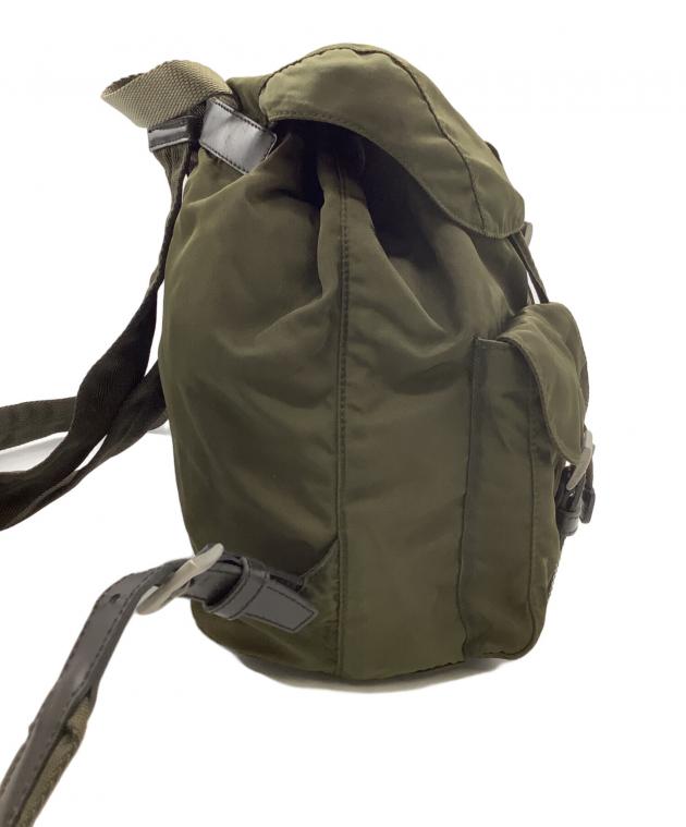 中古・古着通販】PRADA (プラダ) ナイロンリュック カーキ｜ブランド