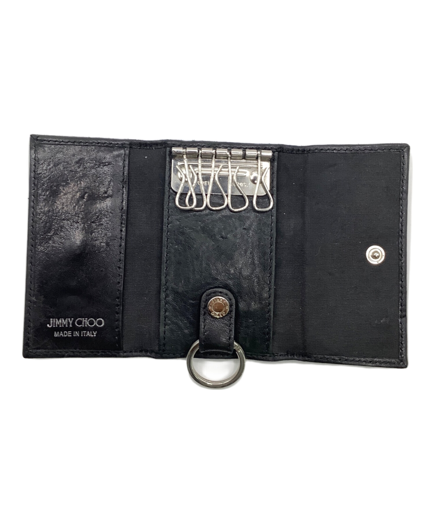 中古・古着通販】JIMMY CHOO (ジミーチュウ) 6連キーケース ブラック