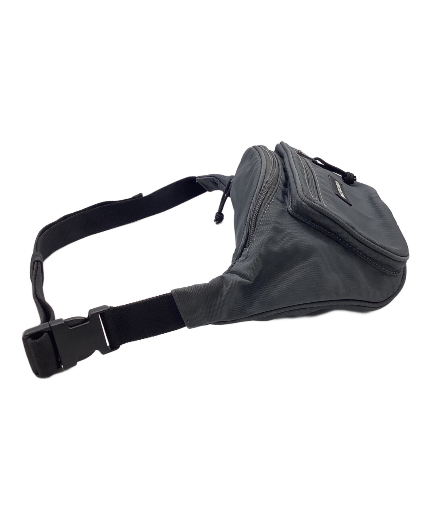 【美品】バレンシアガ SIGNATURE ベルトバッグ ウエストバッグ グレー 中古・古着通販】BALENCIAGA (バレンシアガ) ウエストバッグ グレー