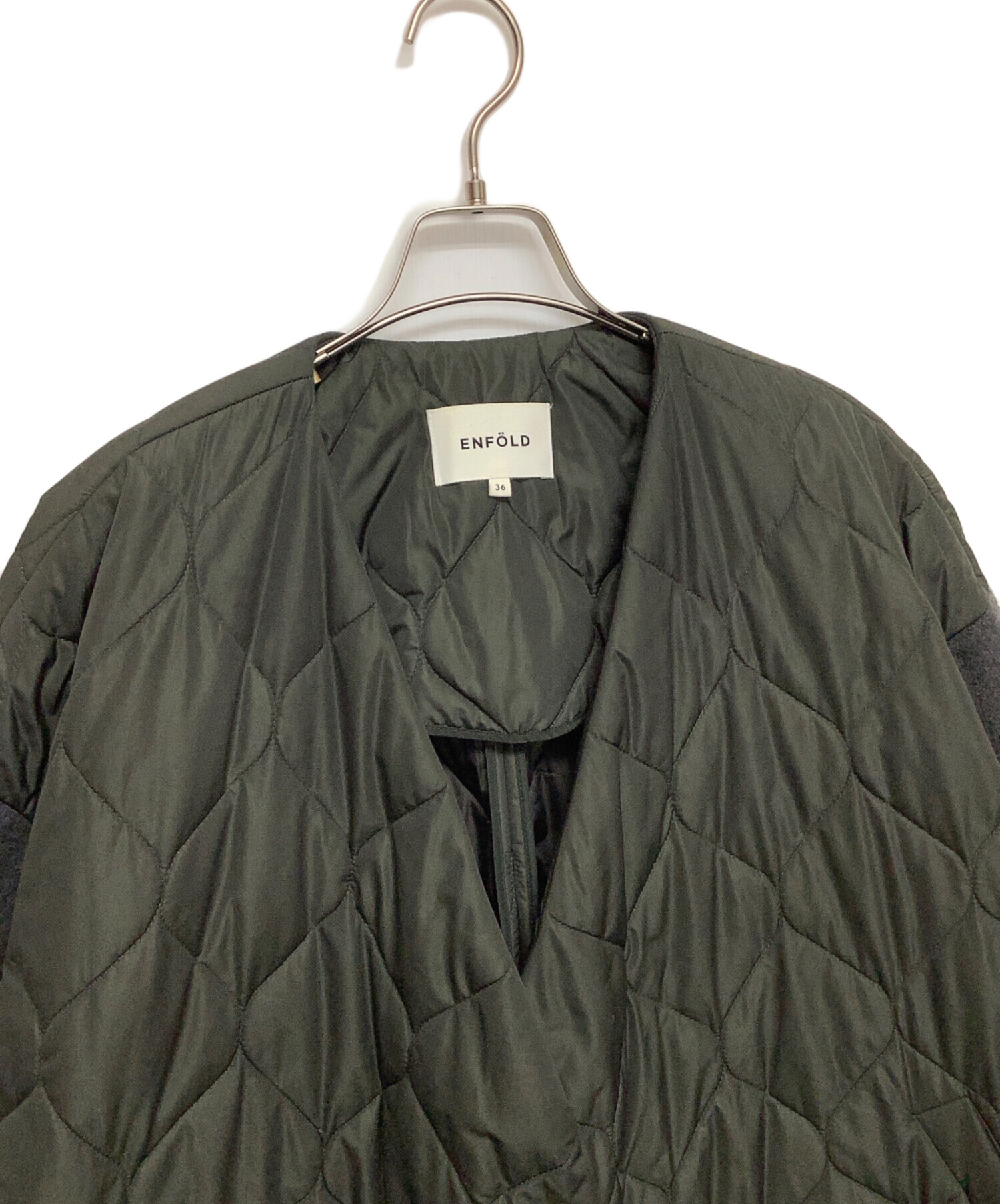 中古・古着通販】ENFOLD (エンフォルド) キルティングAラインコート