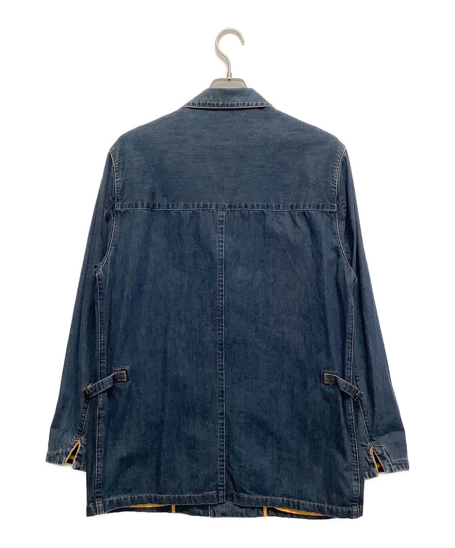 中古・古着通販】PAPAS (パパス) デニムジャケット インディゴ サイズ 