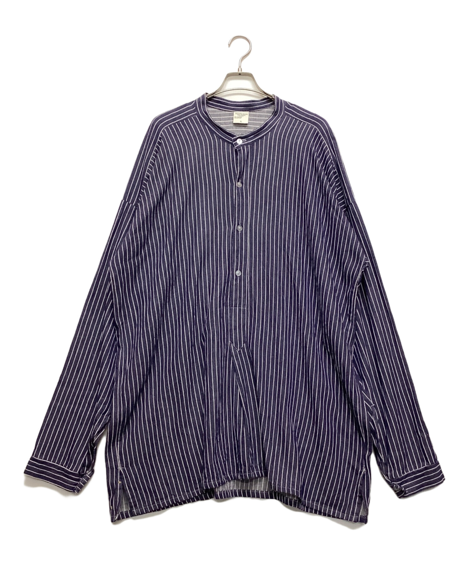roughandswell ネイビー円形模様シャツ 中古・古着通販】wolfgang mauser (ウルフギャングモーゼル) 長袖