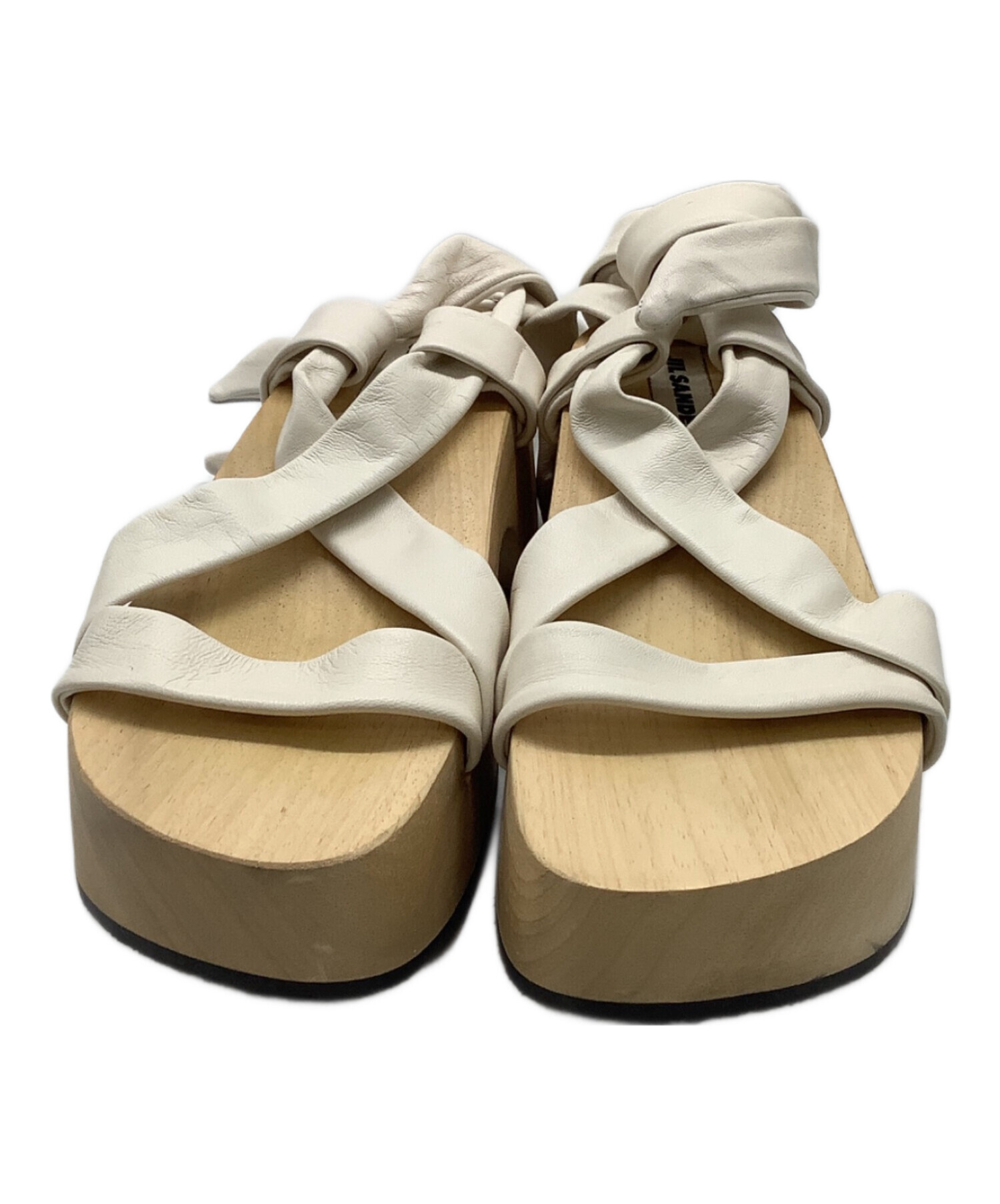 中古・古着通販】JIL SANDER (ジルサンダー) ウッドサンダル