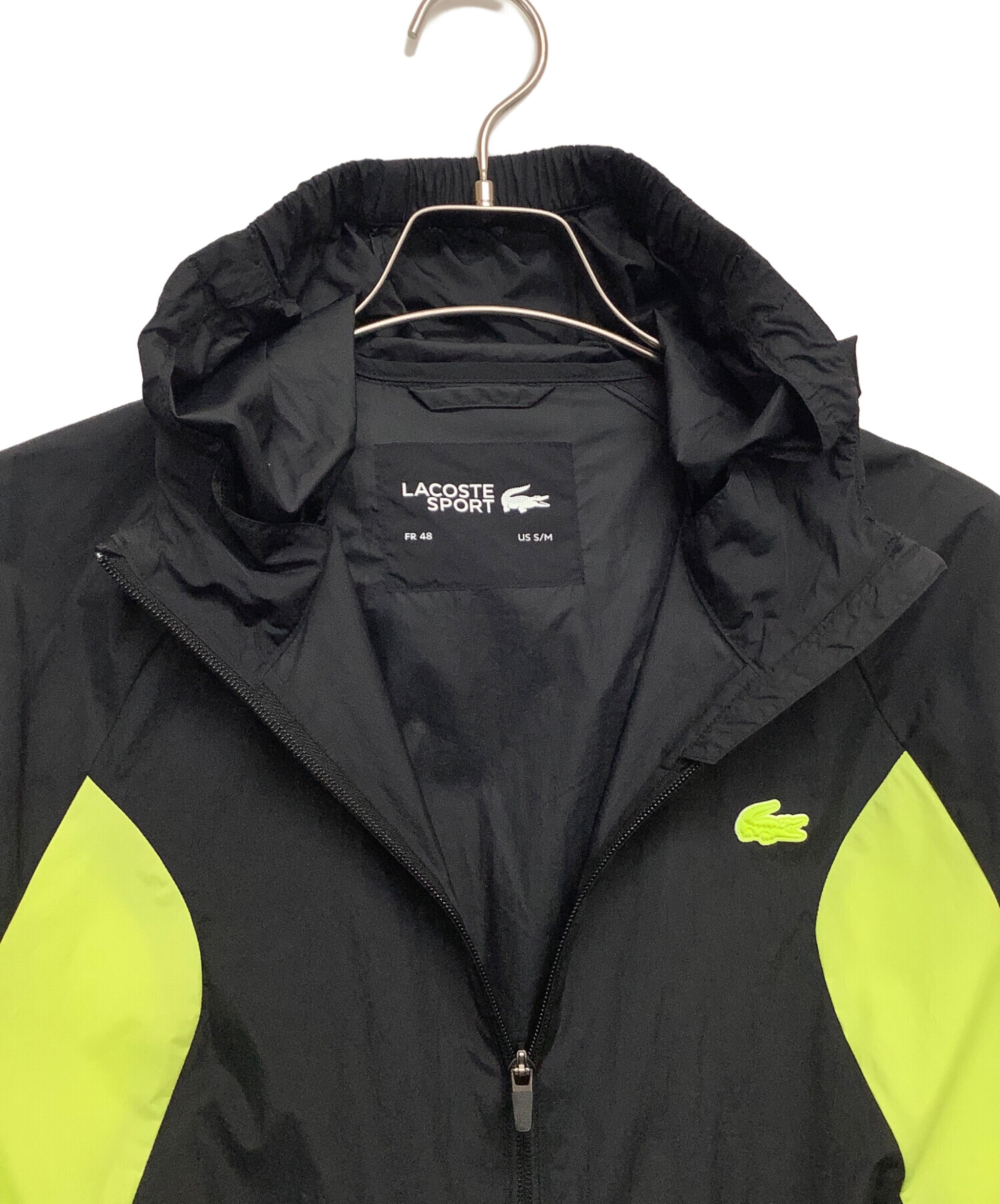 中古・古着通販】LACOSTE (ラコステ) ウインドブレーカー ブラック