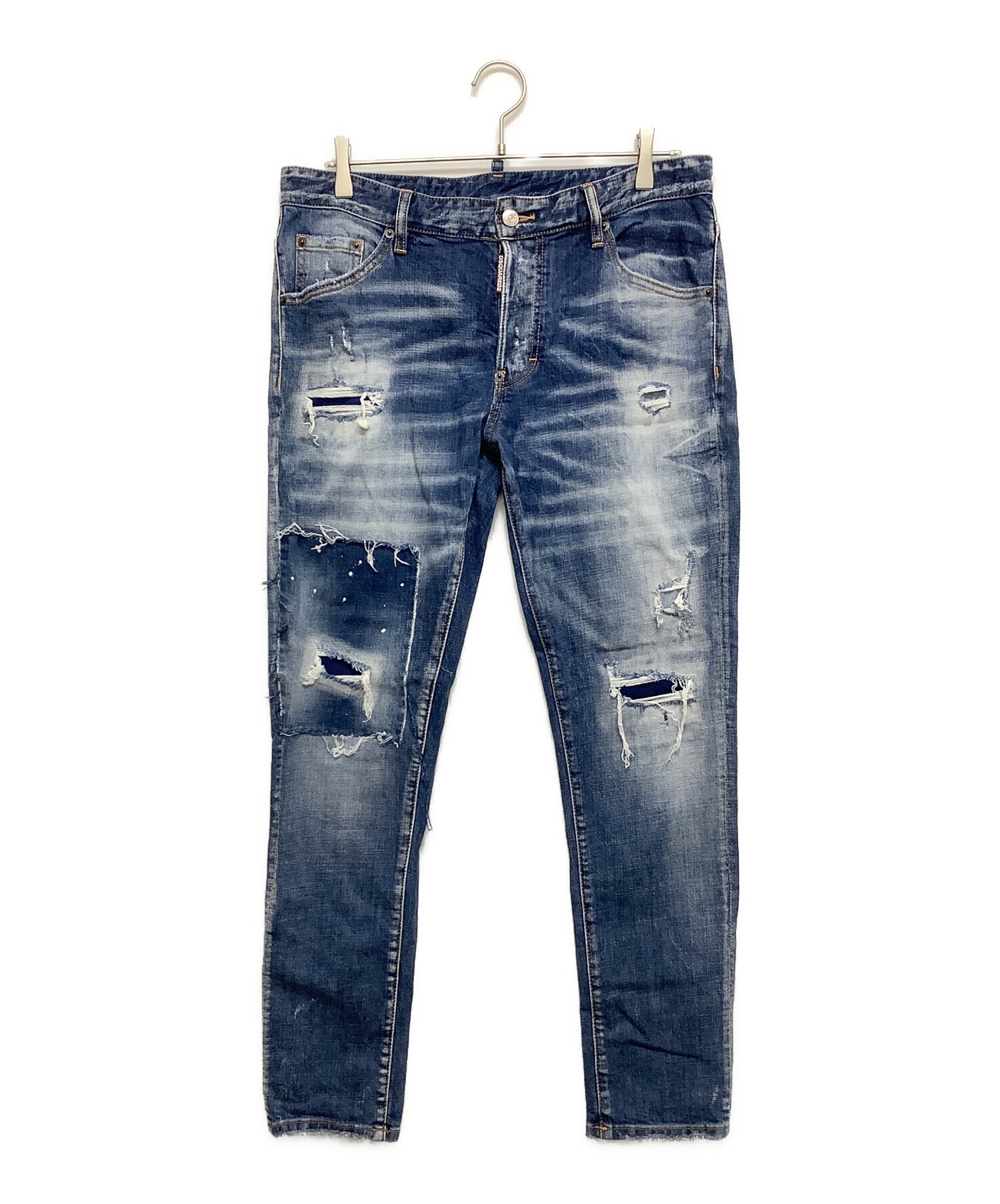 中古・古着通販】DSQUARED2 (ディースクエアード) ダメージ加工デニム 