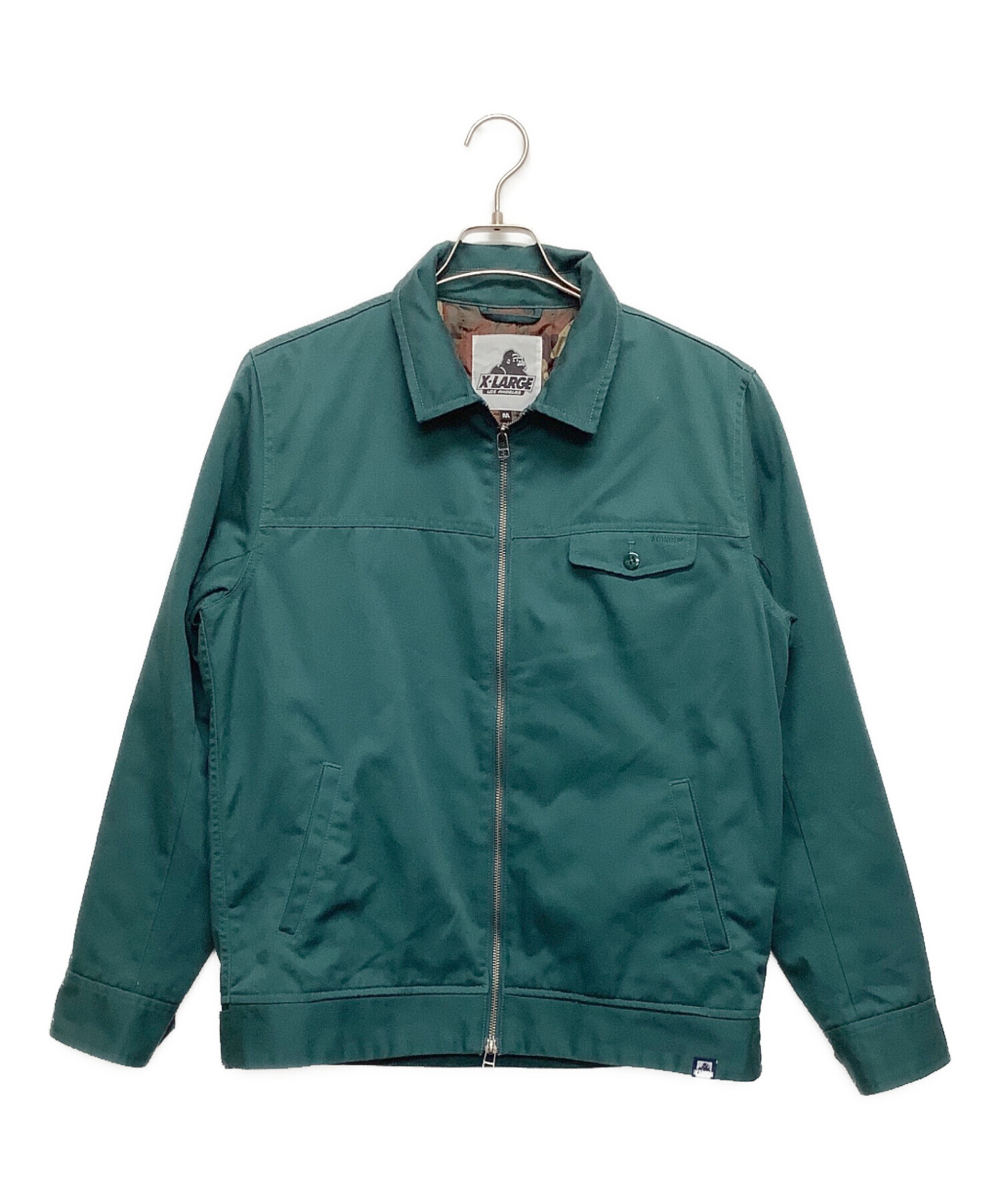 X-LARGE ジャケット M size 中古・古着通販】X-LARGE (エクストララージ) ジップアップジャケット