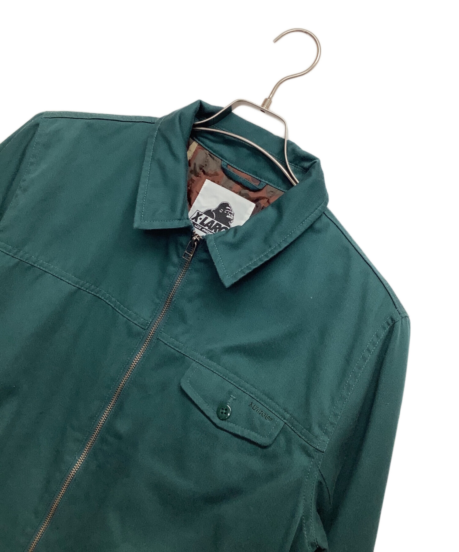 X-LARGE ジャケット M size 中古・古着通販】X-LARGE (エクストララージ) ジップアップジャケット