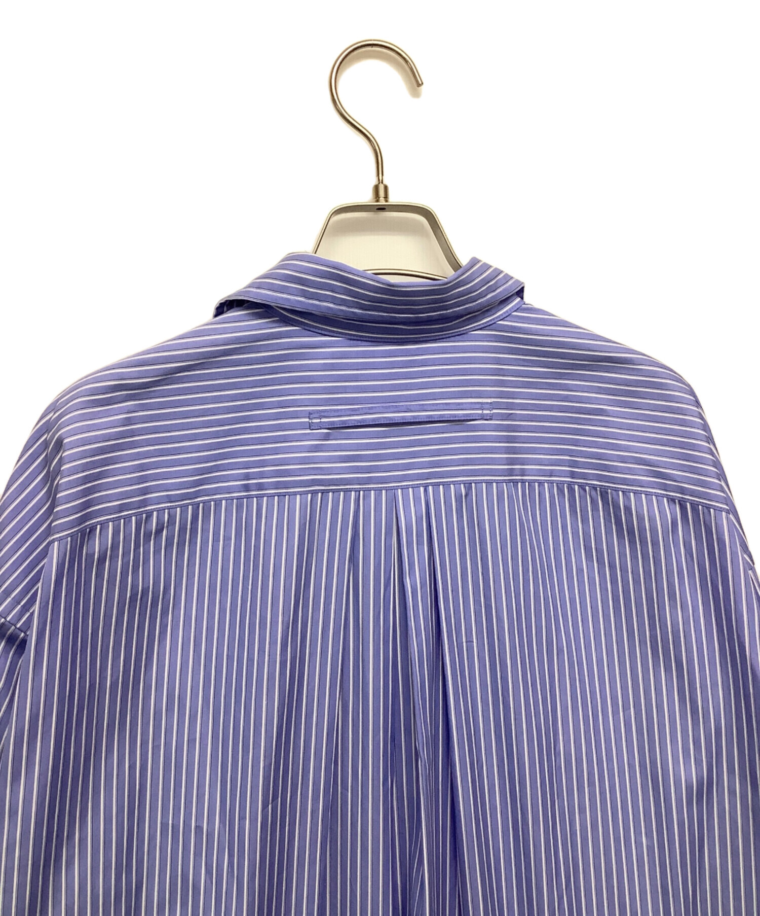 じ*ん様 TICCA ティッカ リネンスクエアビッグシャツ ブルー TICCA/ティッカ リネンスクエアビッグシャツ UNI（シャツ/ブラウス