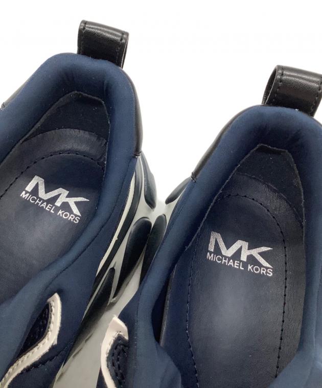 マイケルコース　IE スニーカー　US8（約25cm）ネイビー 中古・古着通販】MICHAEL KORS (マイケルコース) スニーカー ネイビー