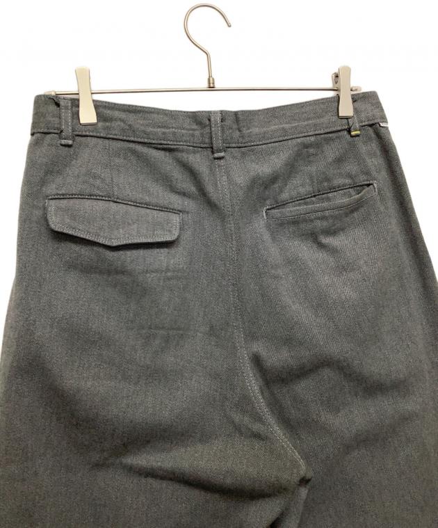 Graphpaper ワークパンツ グレー サイズ2 Graphpaper(グラフペーパー) Colorfast Denim Two Tuck Pantsデニム