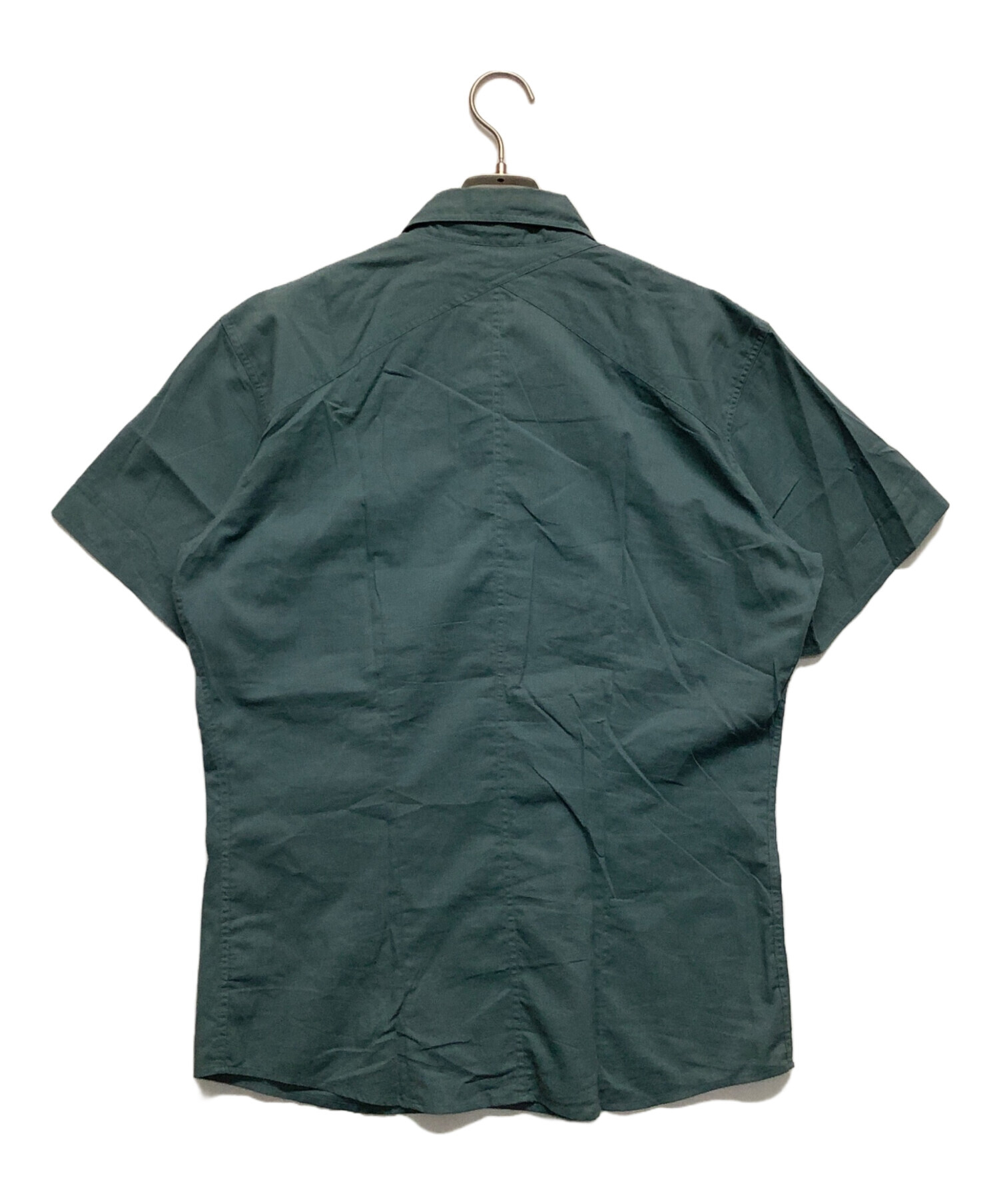 DRIES VAN NOTEN ドリスヴァンノッテン ブラウス S 緑 【古着】【中古】【送料無料】 DRIES VAN NOTEN - DRIES VAN NOTEN ドリスヴァンノッテン ブラウス S