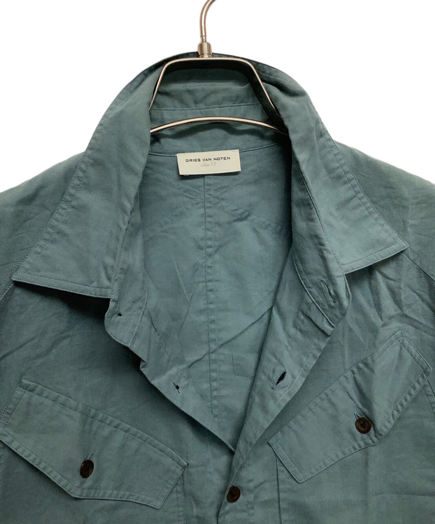 DRIES VAN NOTEN ドリスヴァンノッテン カジュアルシャツ XS 緑 【古着】【中古】【送料無料】 DRIES VAN NOTEN（メンズ）のフリマアイテム一覧